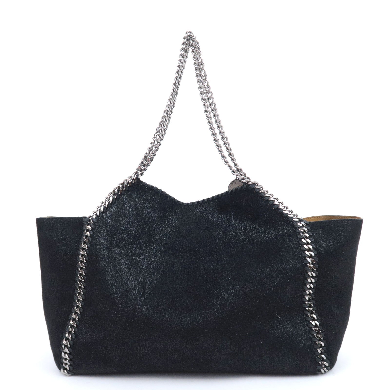 Stella McCartney Falabella Chain Tote Bag Vegan Leather Black
