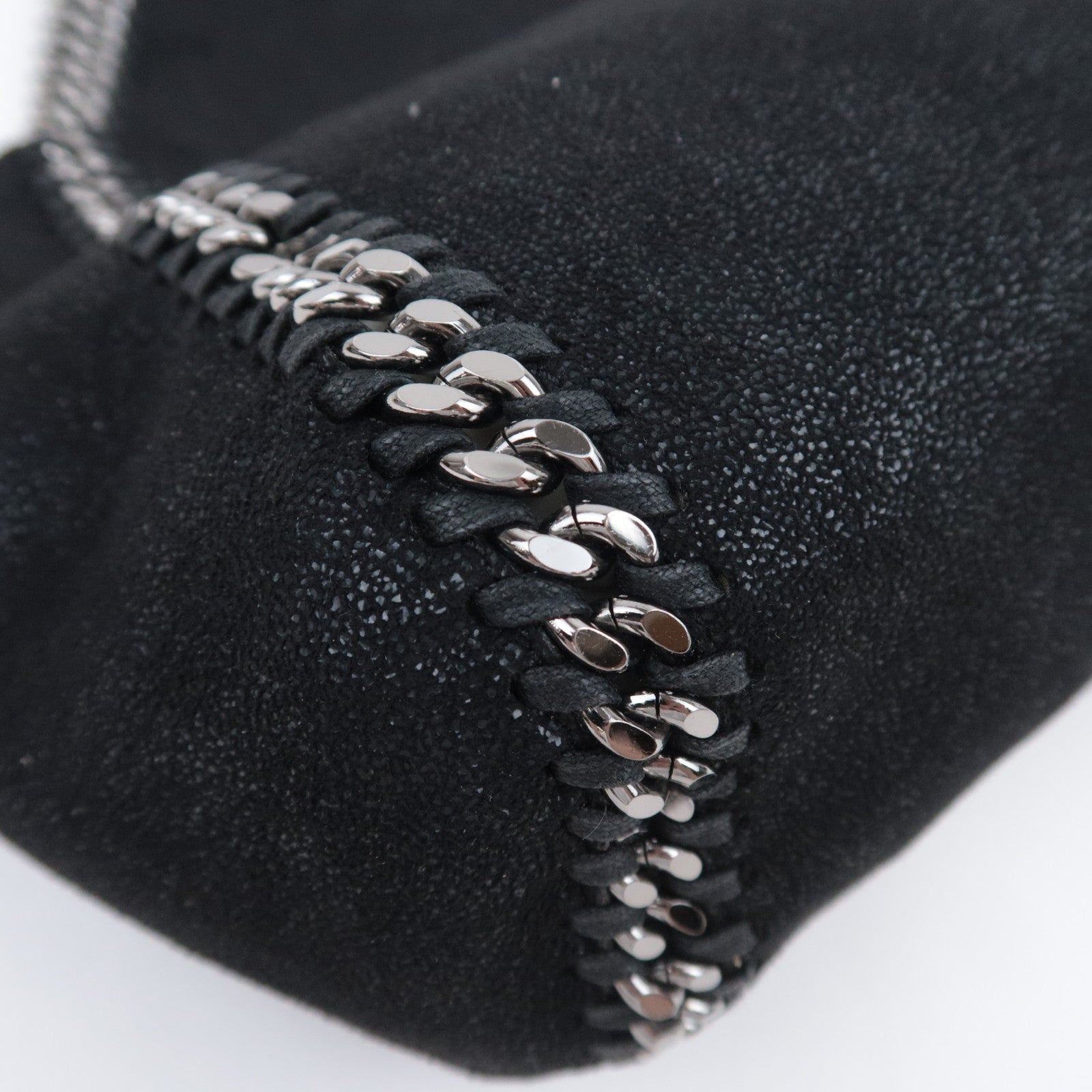 Stella McCartney Falabella Chain Tote Bag Vegan Leather Black