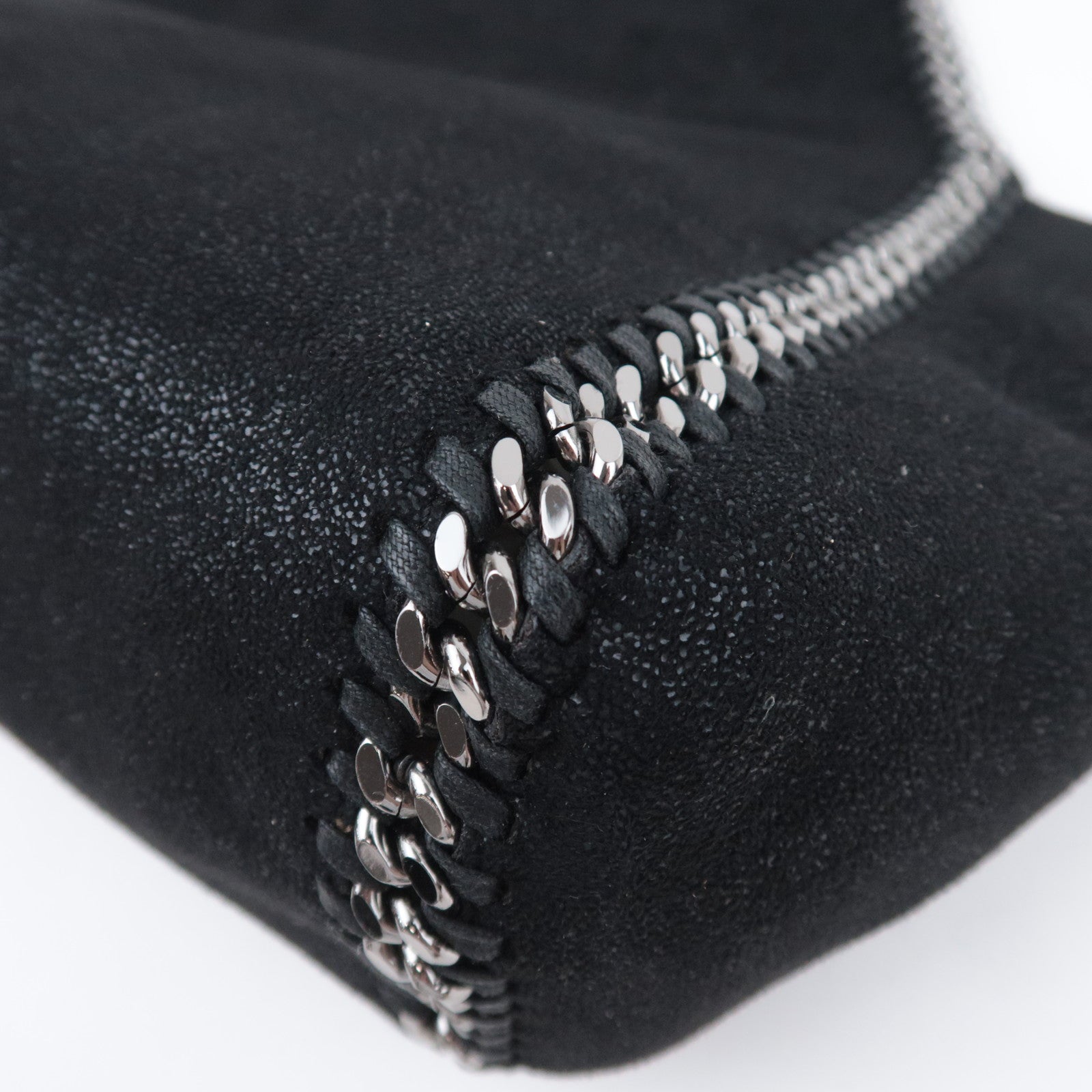 Stella McCartney Falabella Chain Tote Bag Vegan Leather Black