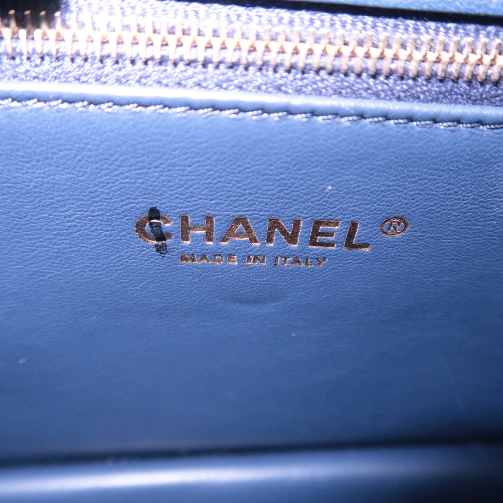 CHANEL Matelasse 31 RUE CAMBON 2Way Chain Shoulder Bag Lambskin Navy Gold HDW