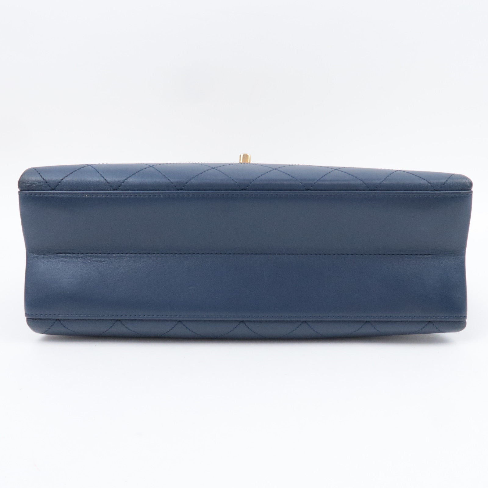 CHANEL Matelasse 31 RUE CAMBON 2Way Chain Shoulder Bag Lambskin Navy Gold HDW