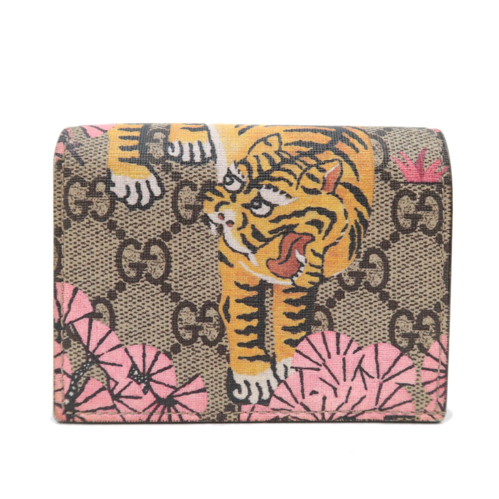 GUCCI Bengal GG Supreme Wallet Beige 45236290671