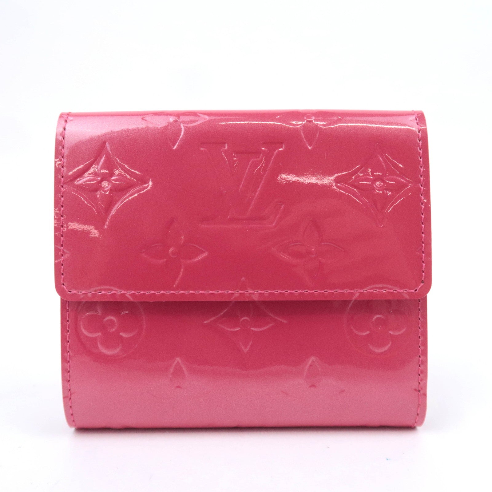 Louis Vuitton Monogram Vernis Portefeuille Elise Wallet Framboise M93576