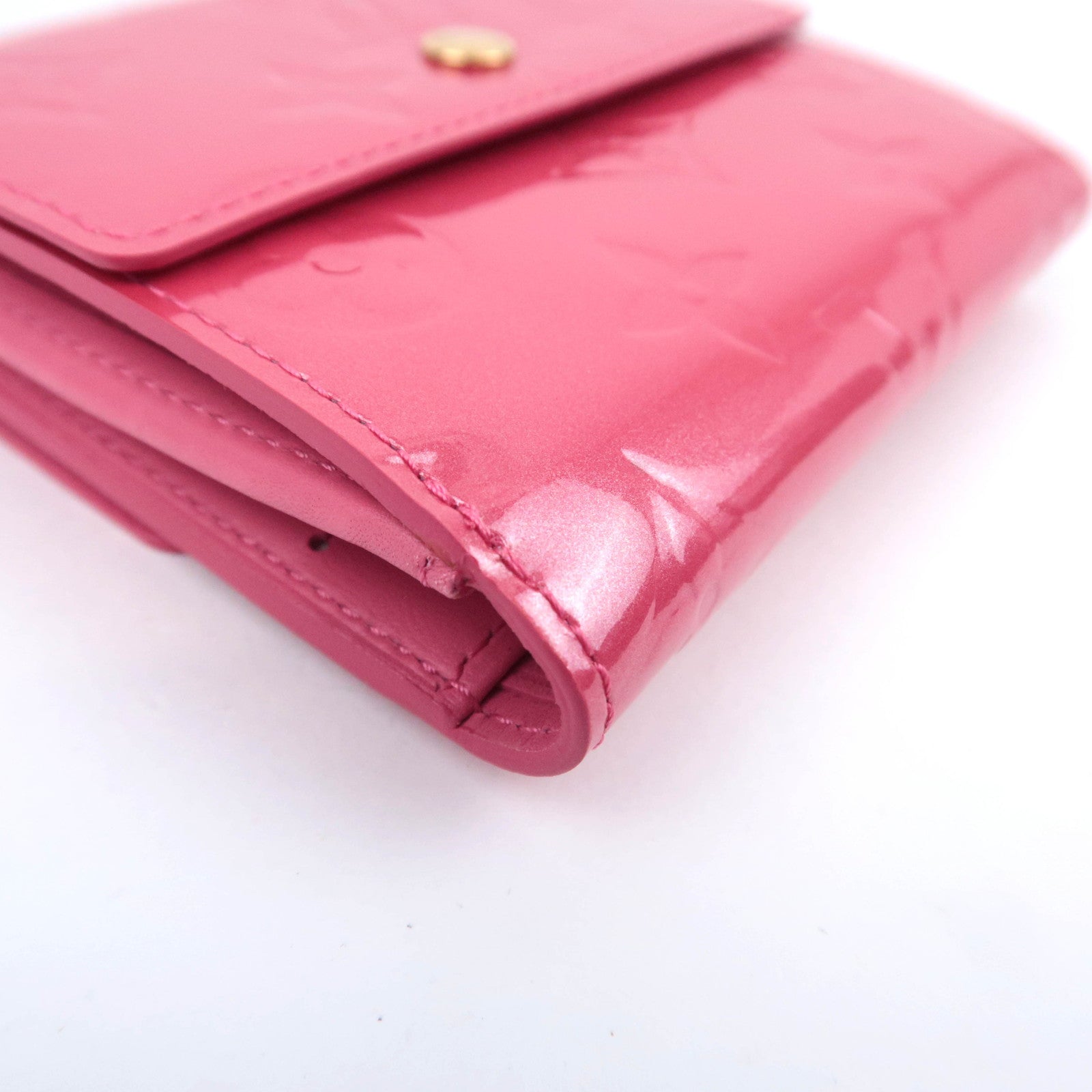 Louis Vuitton Monogram Vernis Portefeuille Elise Wallet Framboise M93576