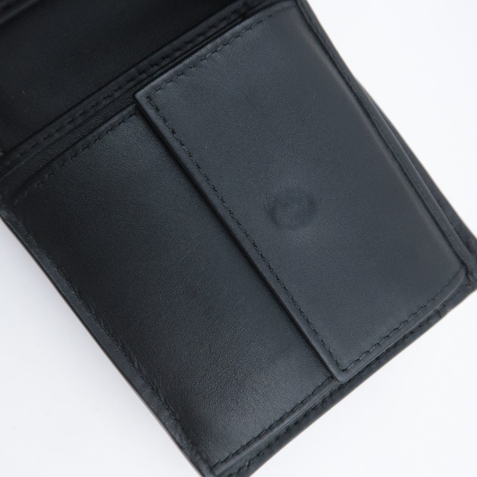 BOTTEGA VENETA Intrecciato Leather Wallet Black