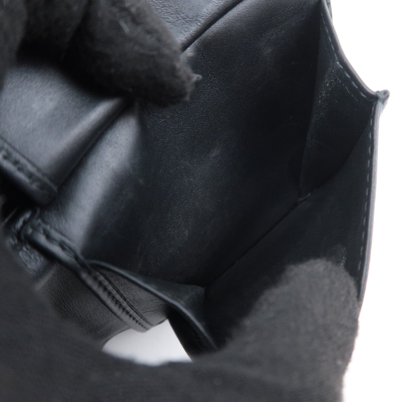 BOTTEGA VENETA Intrecciato Leather Wallet Black