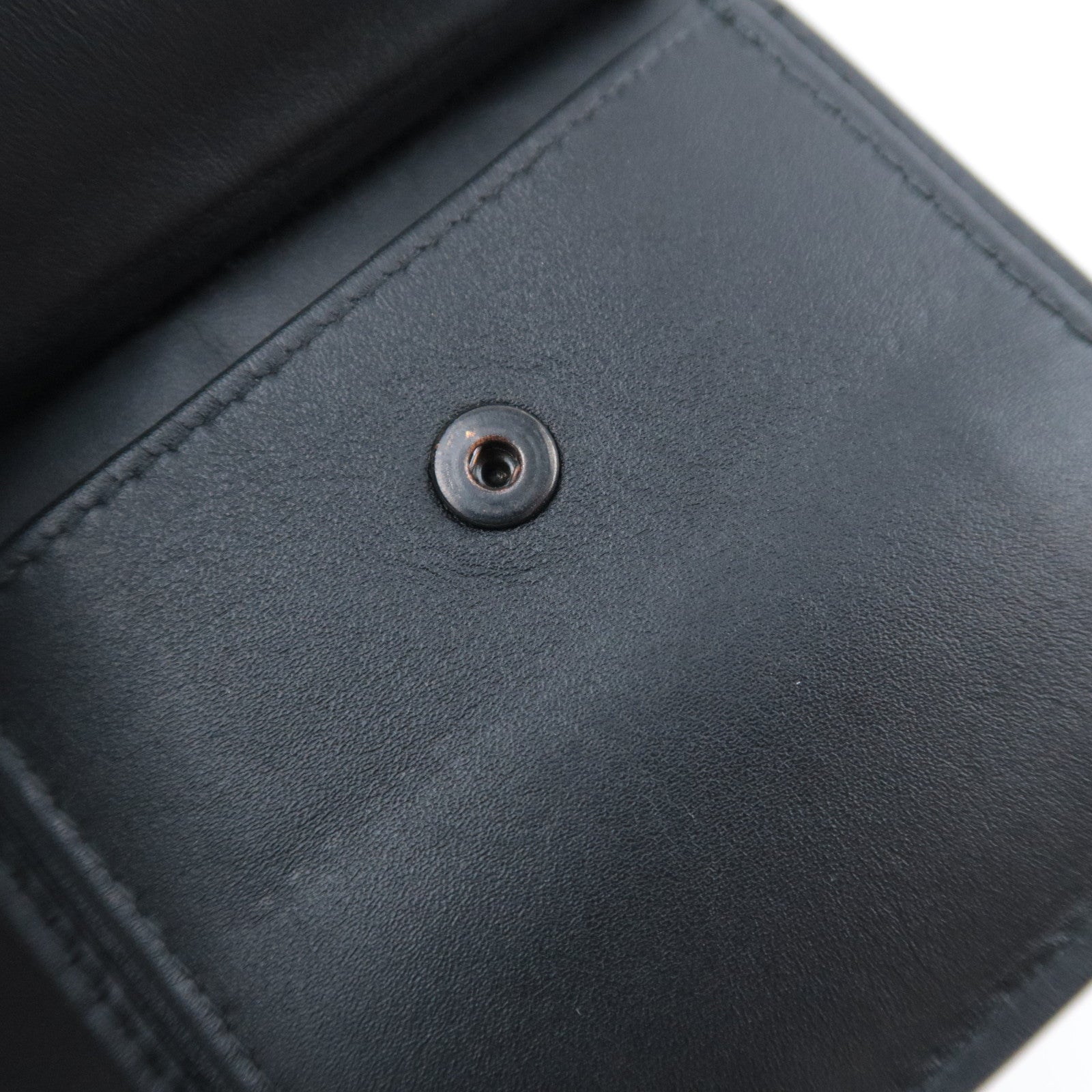 BOTTEGA VENETA Intrecciato Leather Wallet Black