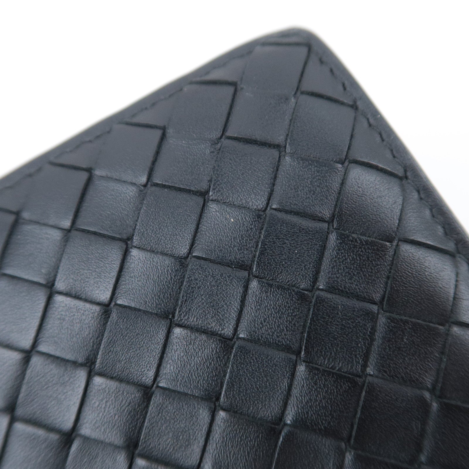 BOTTEGA VENETA Intrecciato Leather Wallet Black