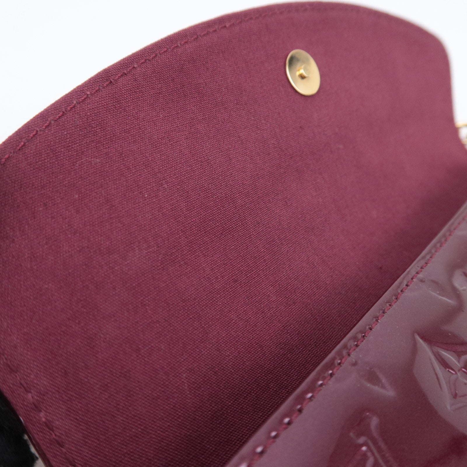 Louis Vuitton Monogram Vernis Sunset Boulevard Shoulder Bag Rouge Fauviste M91679