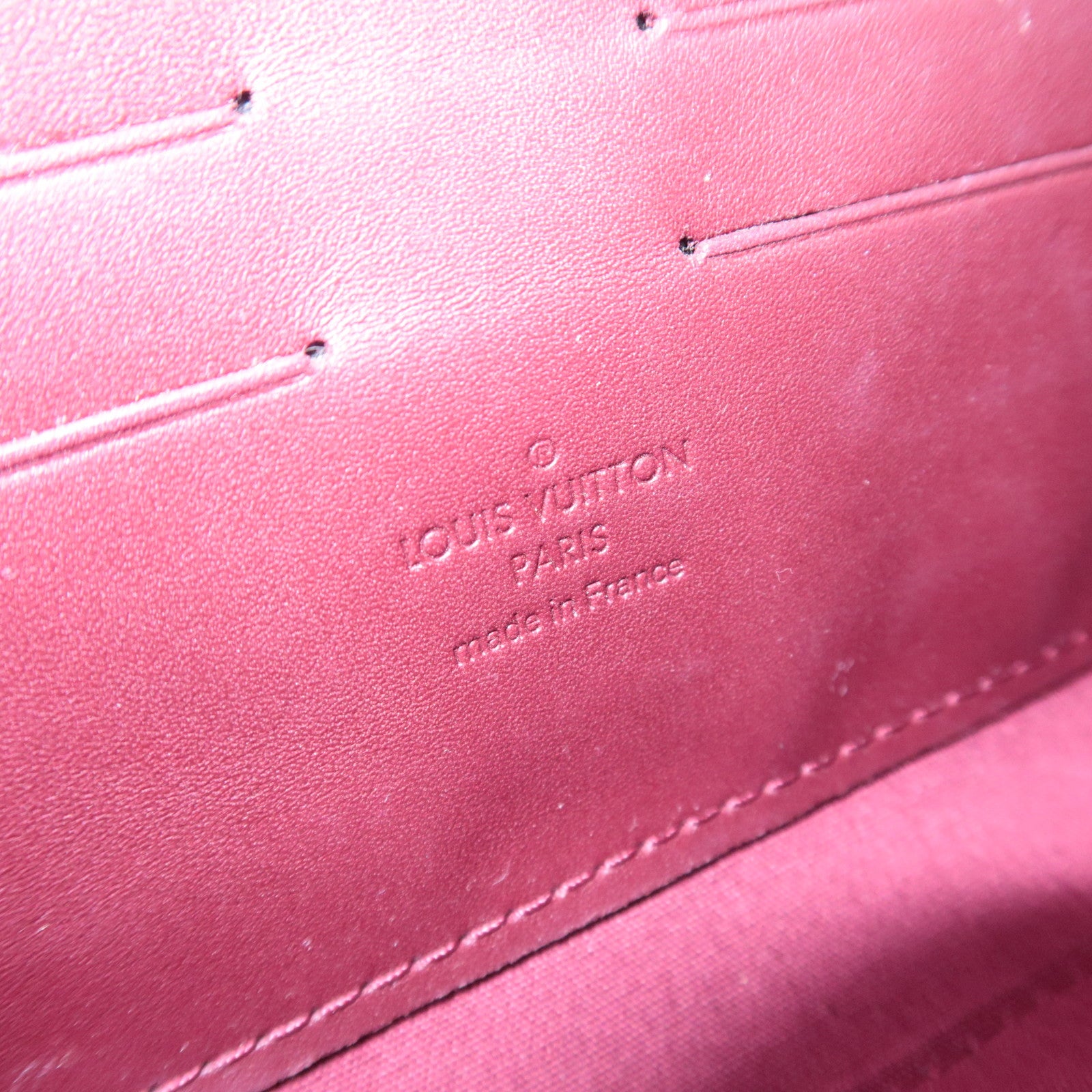 Louis Vuitton Monogram Vernis Sunset Boulevard Shoulder Bag Rouge Fauviste M91679