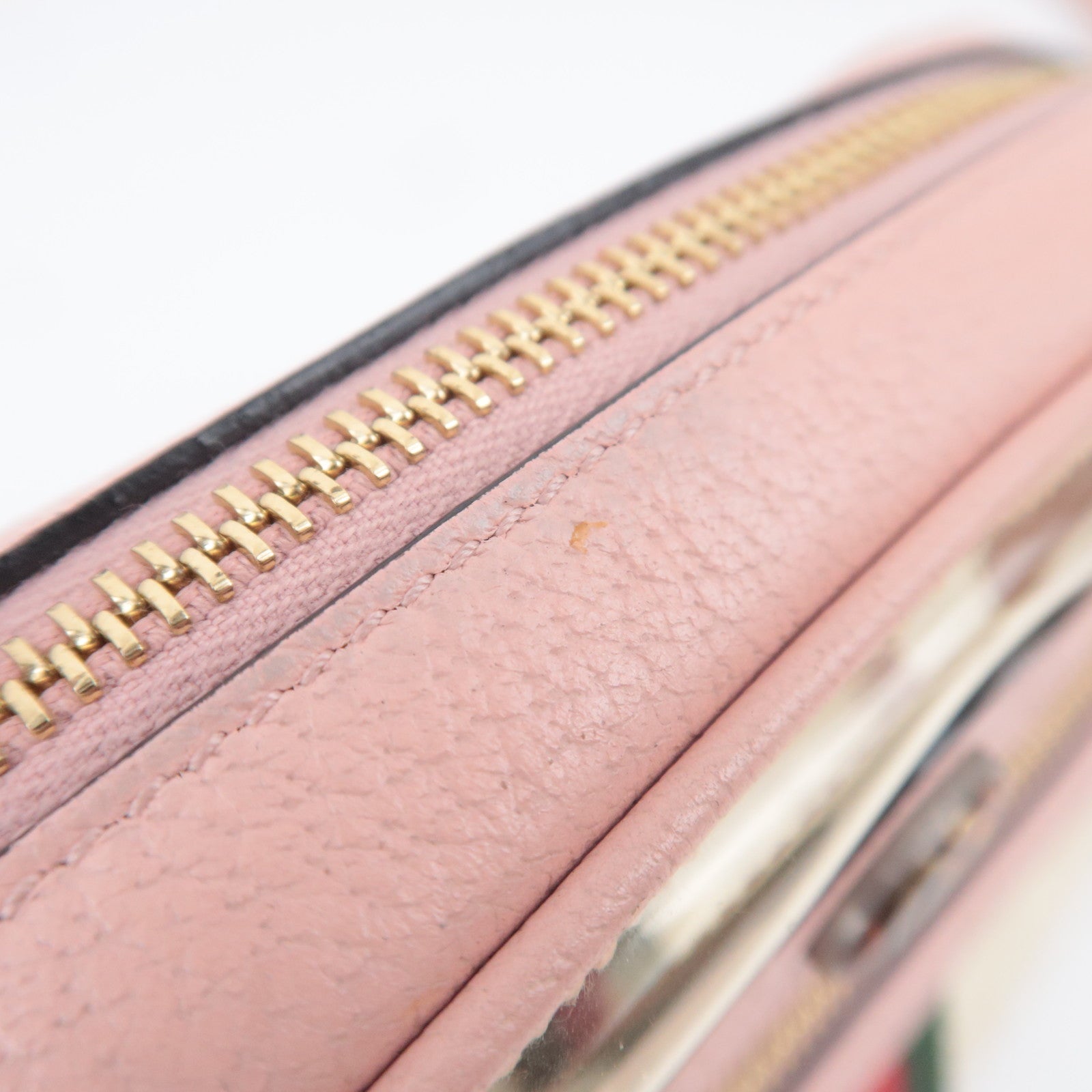 GUCCI Ophidia Clear Shoulder Bag Pink 517351