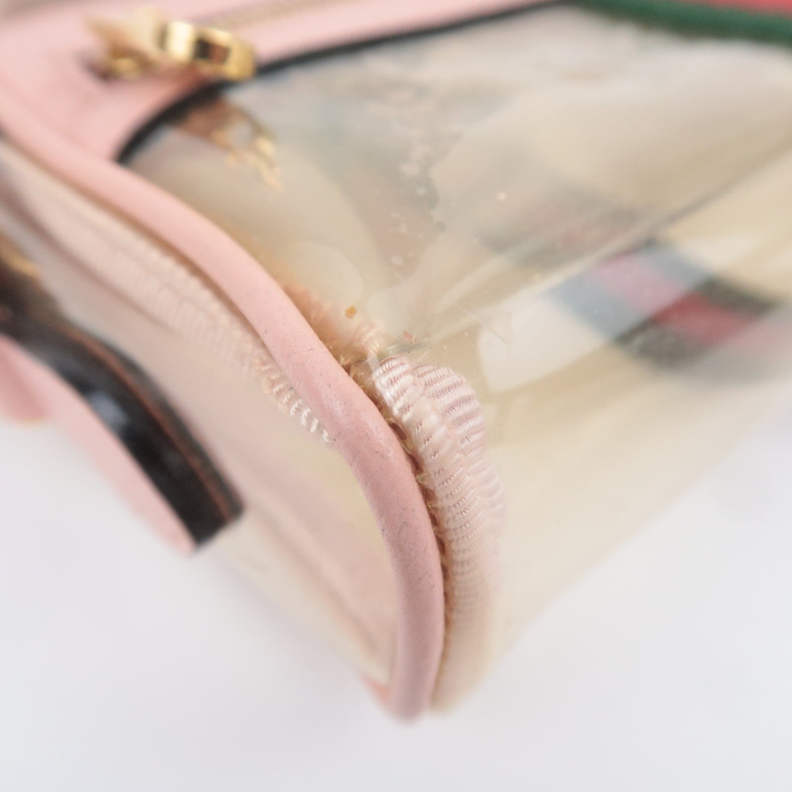 GUCCI Ophidia Clear Shoulder Bag Pink 517351