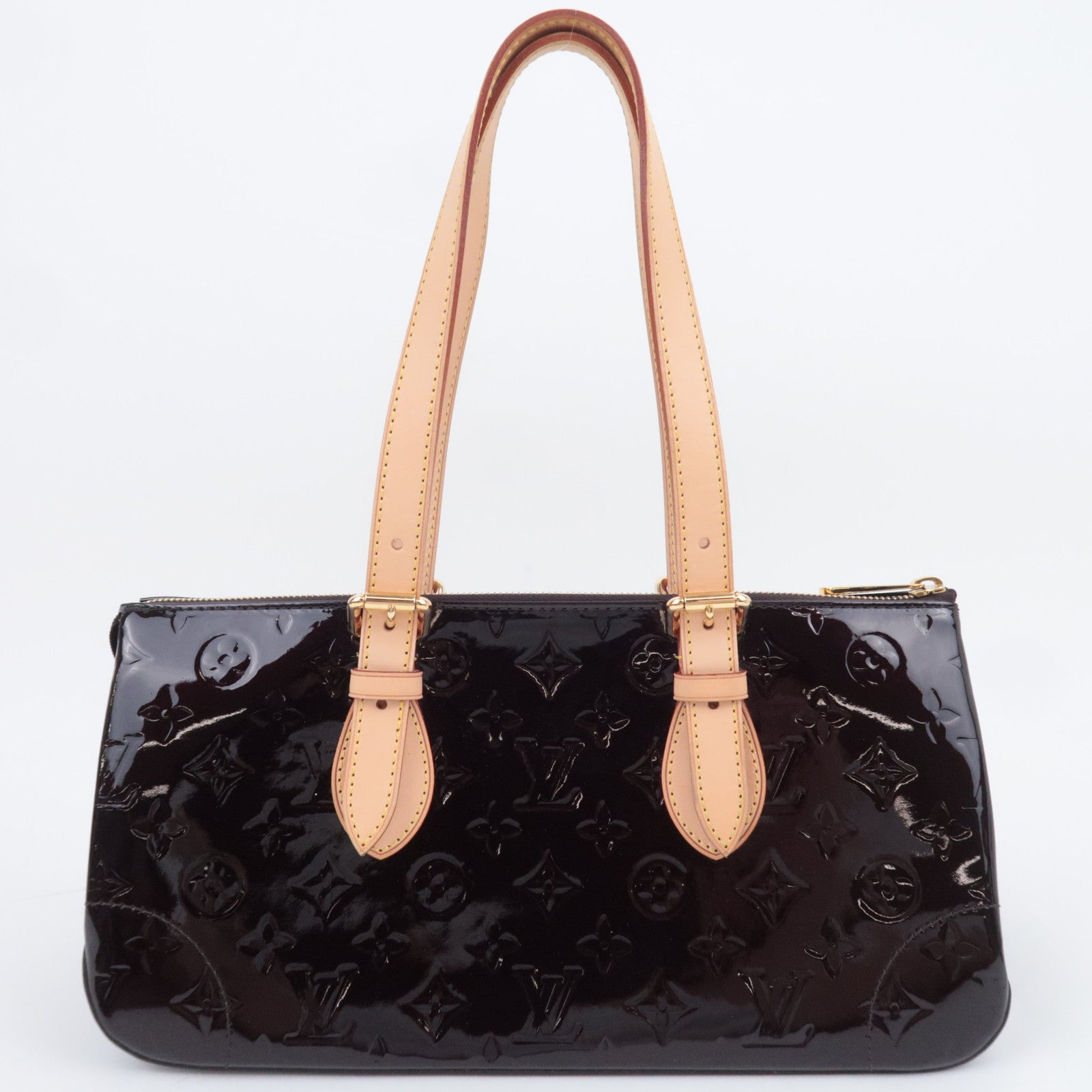 Louis Vuitton Monogram Vernis Rosewood Avenue Shoulder Bag Amarante M93510