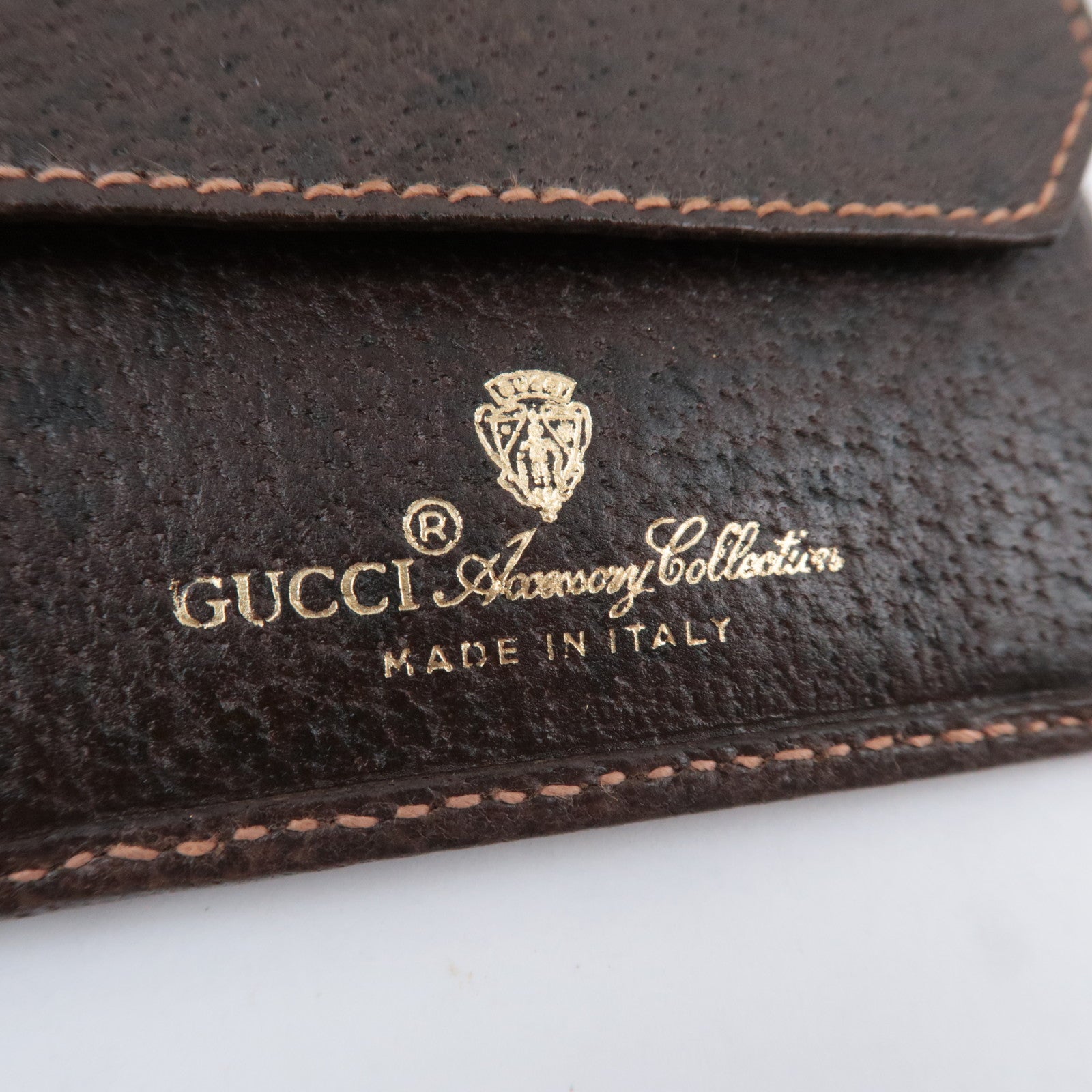 GUCCI Old Gucci GG Plus Wallet Brown 01.03.411