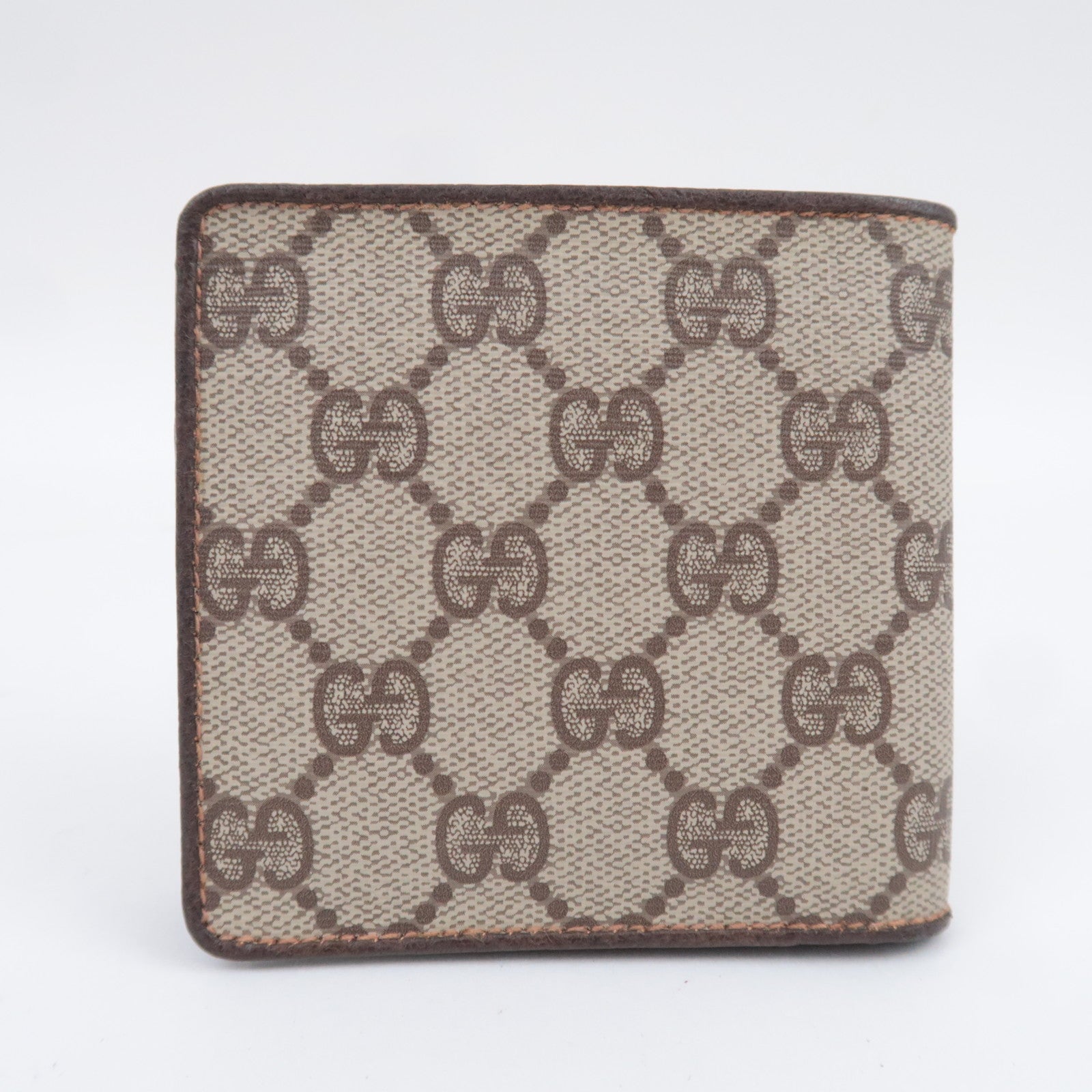 GUCCI Old Gucci GG Plus Wallet Brown 01.03.411