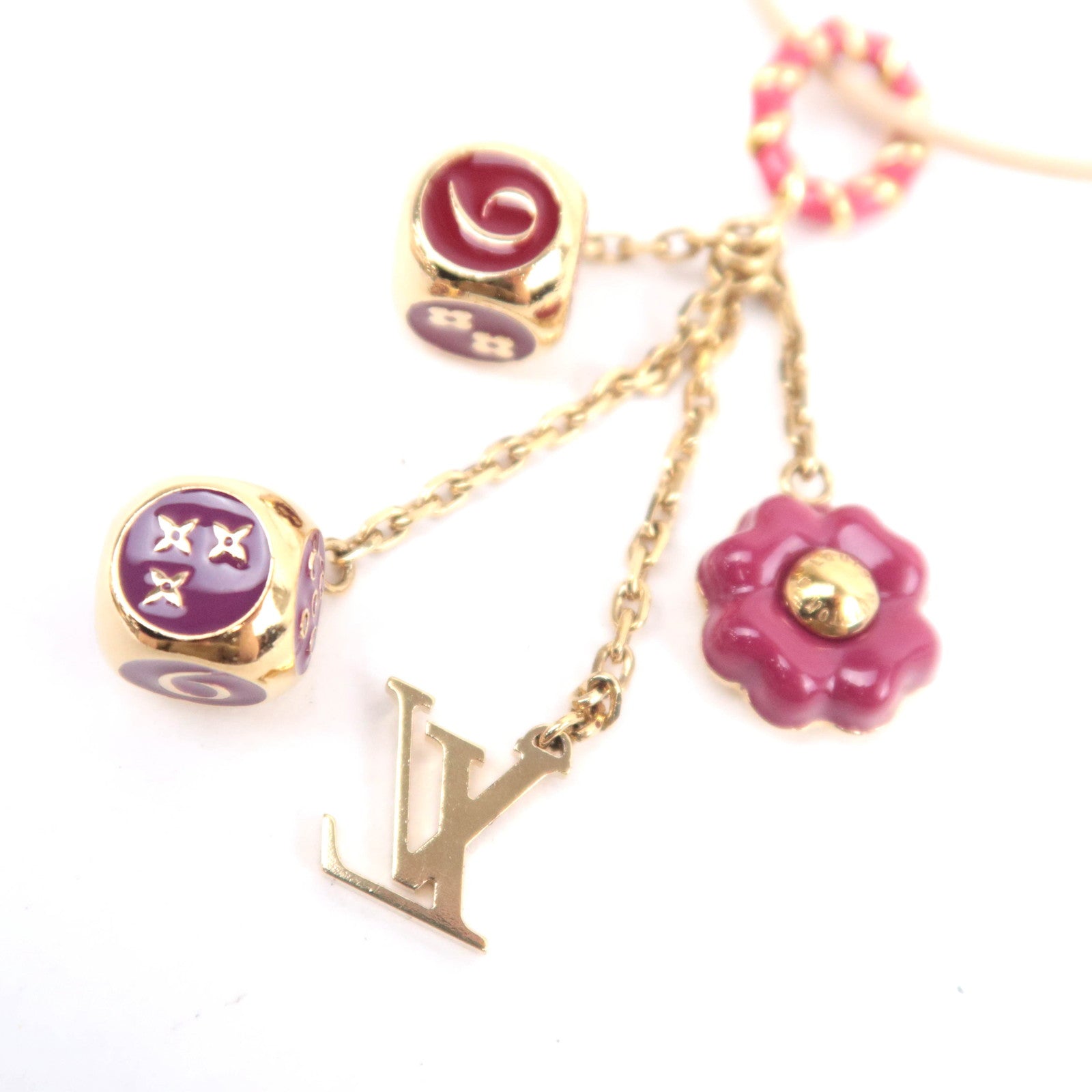 Louis Vuitton Pendentif Tutti Leather Necklace Pink