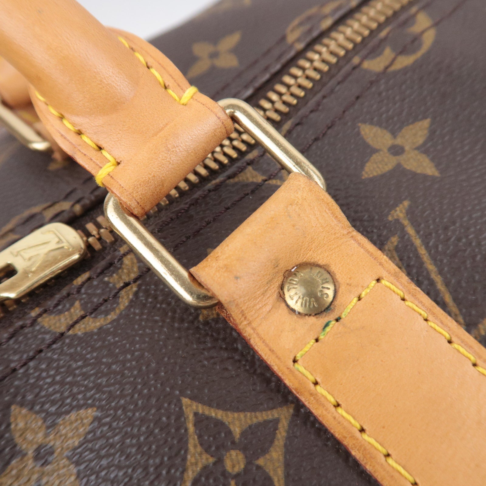 Louis Vuitton Monogram Keepall Bandouliere 55 Travel Bag M41414
