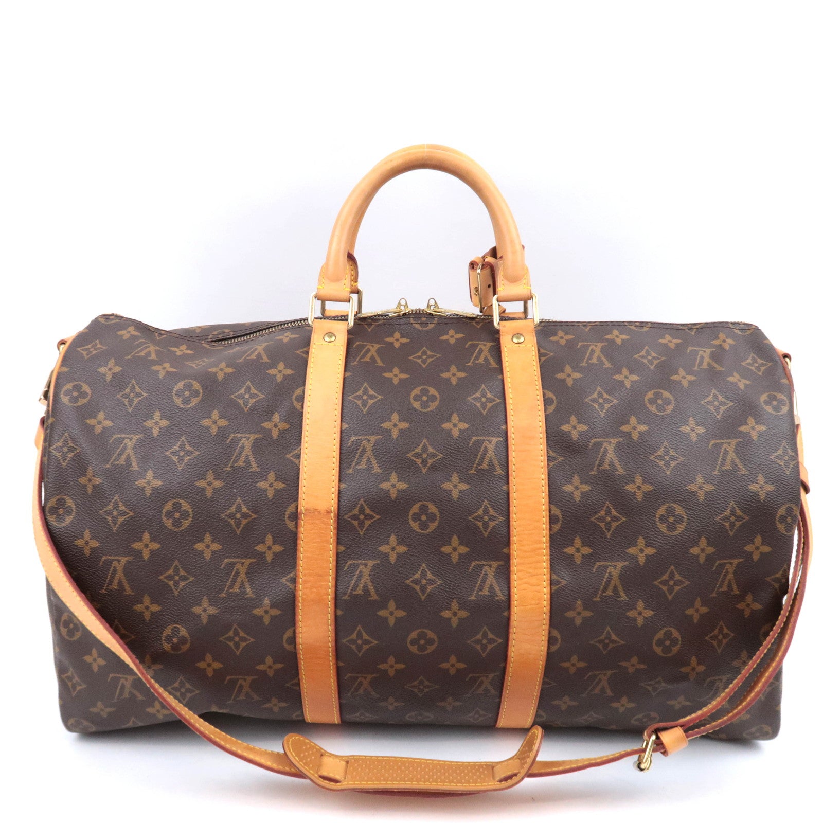 Louis Vuitton Monogram Keepall Bandouliere 50 Travel Bag M41416