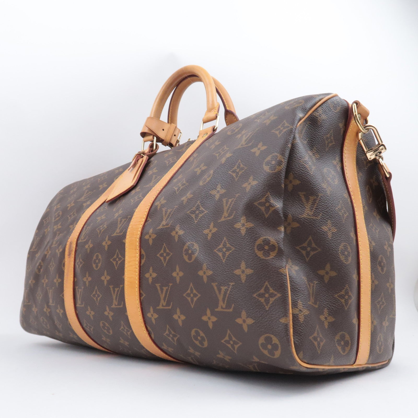 Louis Vuitton Monogram Keepall Bandouliere 50 Travel Bag M41416
