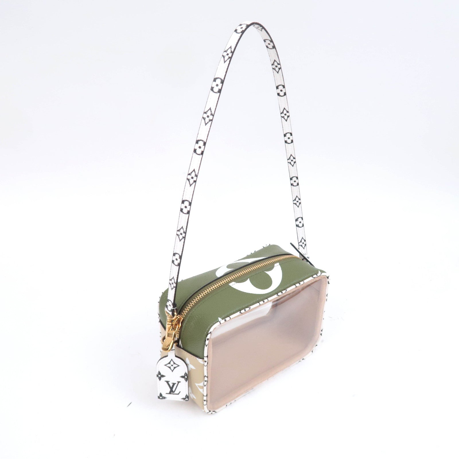 Louis Vuitton Monogram Giant Beach Clear Bag Khaki M67610
