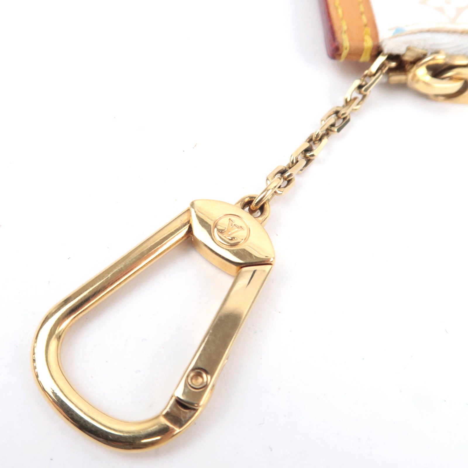 Louis Vuitton Monogram Multicolor Murakami Pochette Cles Coin Case Blanc M92655