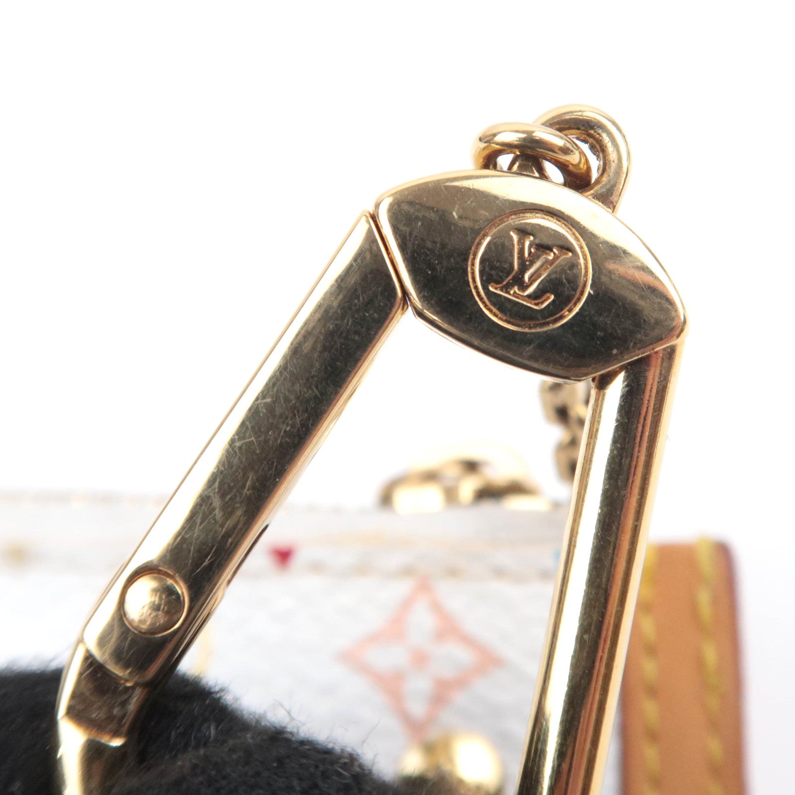 Louis Vuitton Monogram Multicolor Murakami Pochette Cles Coin Case Blanc M92655