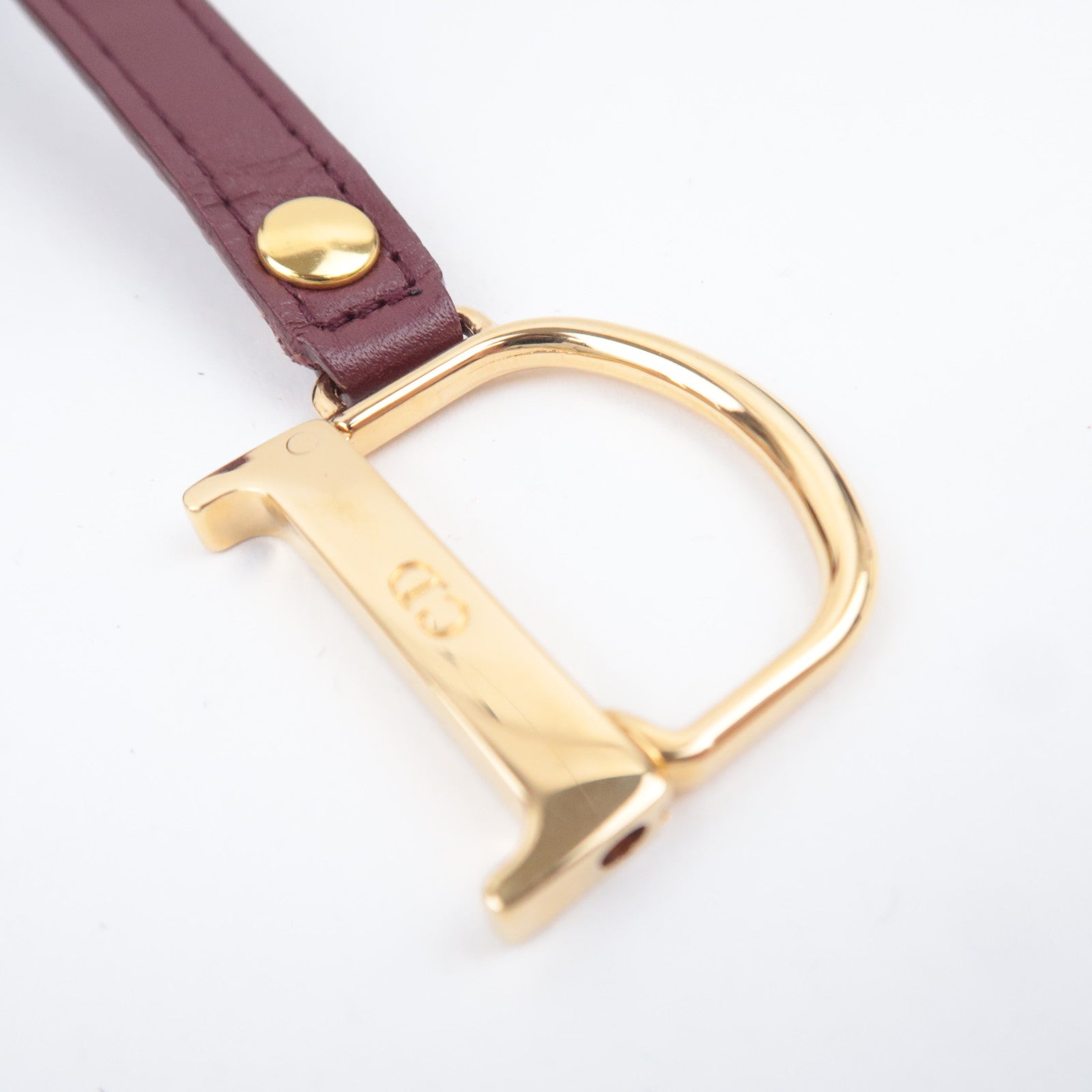 Christian Dior Trotter Saddle Canvas Small Coin Case Red