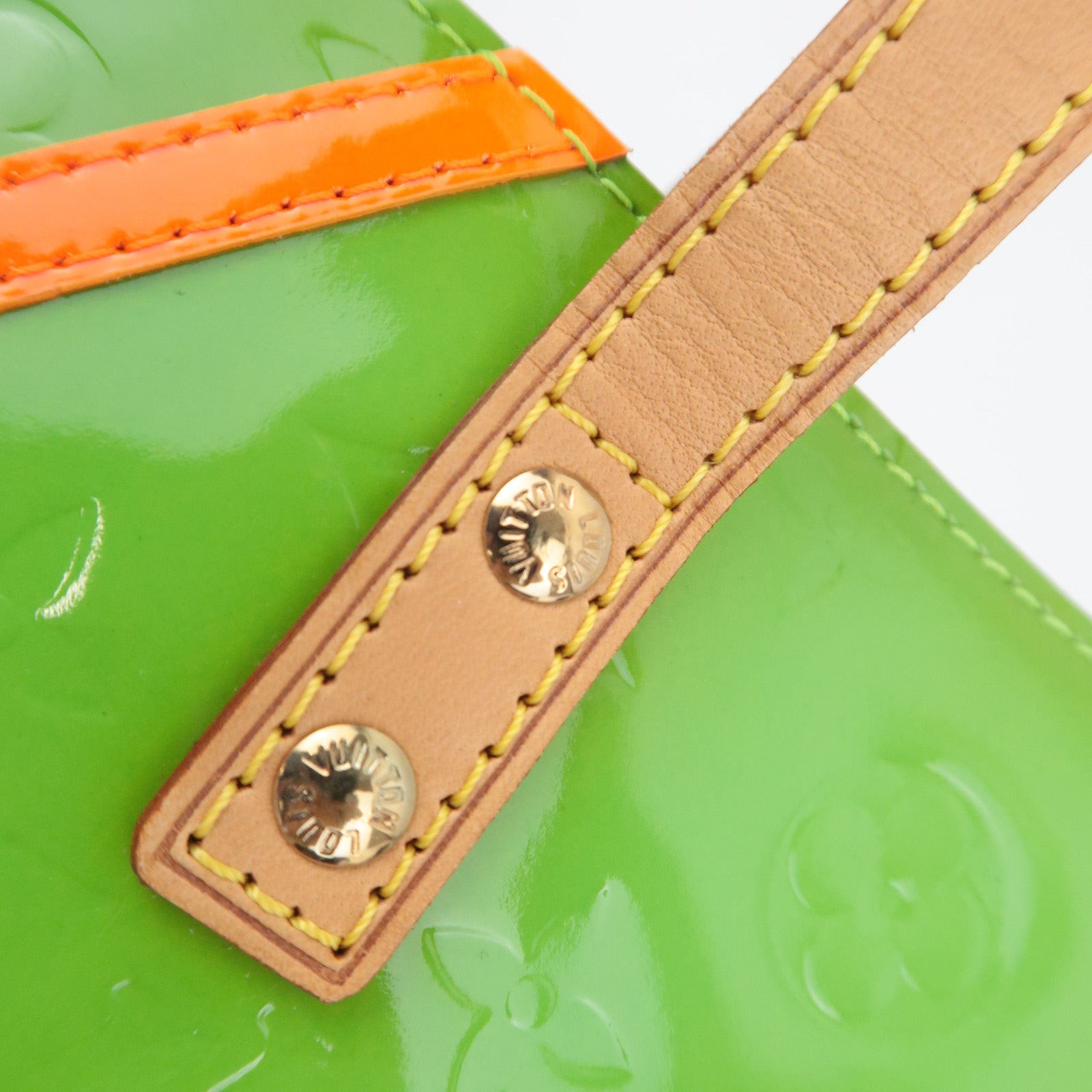 Louis Vuitton Monogram Vernis Fluo Reade PM Robert Wilson 2002 Christmas Exclusive Vert M91904