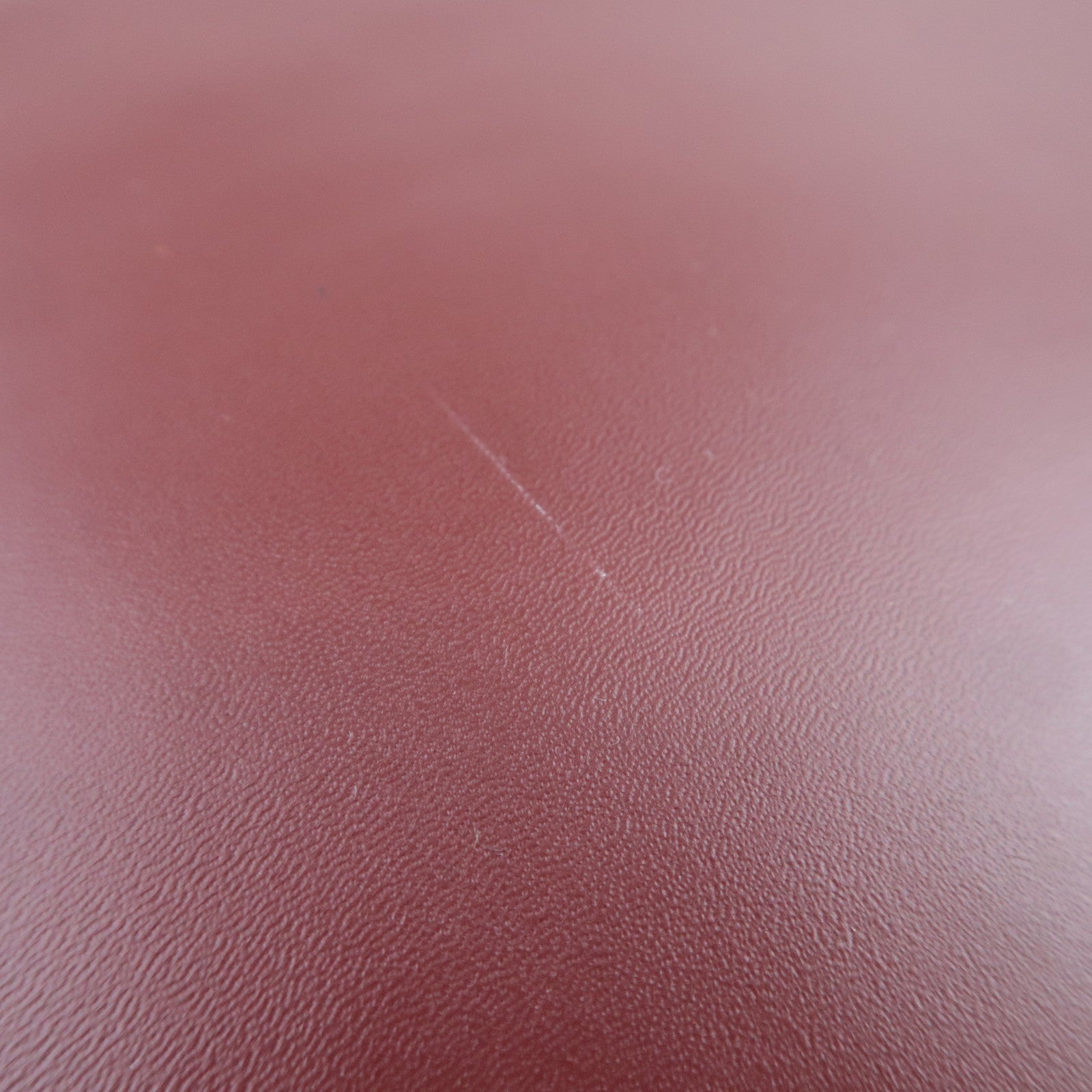 Cartier Must Line Leather Clutch Bag Bordeaux