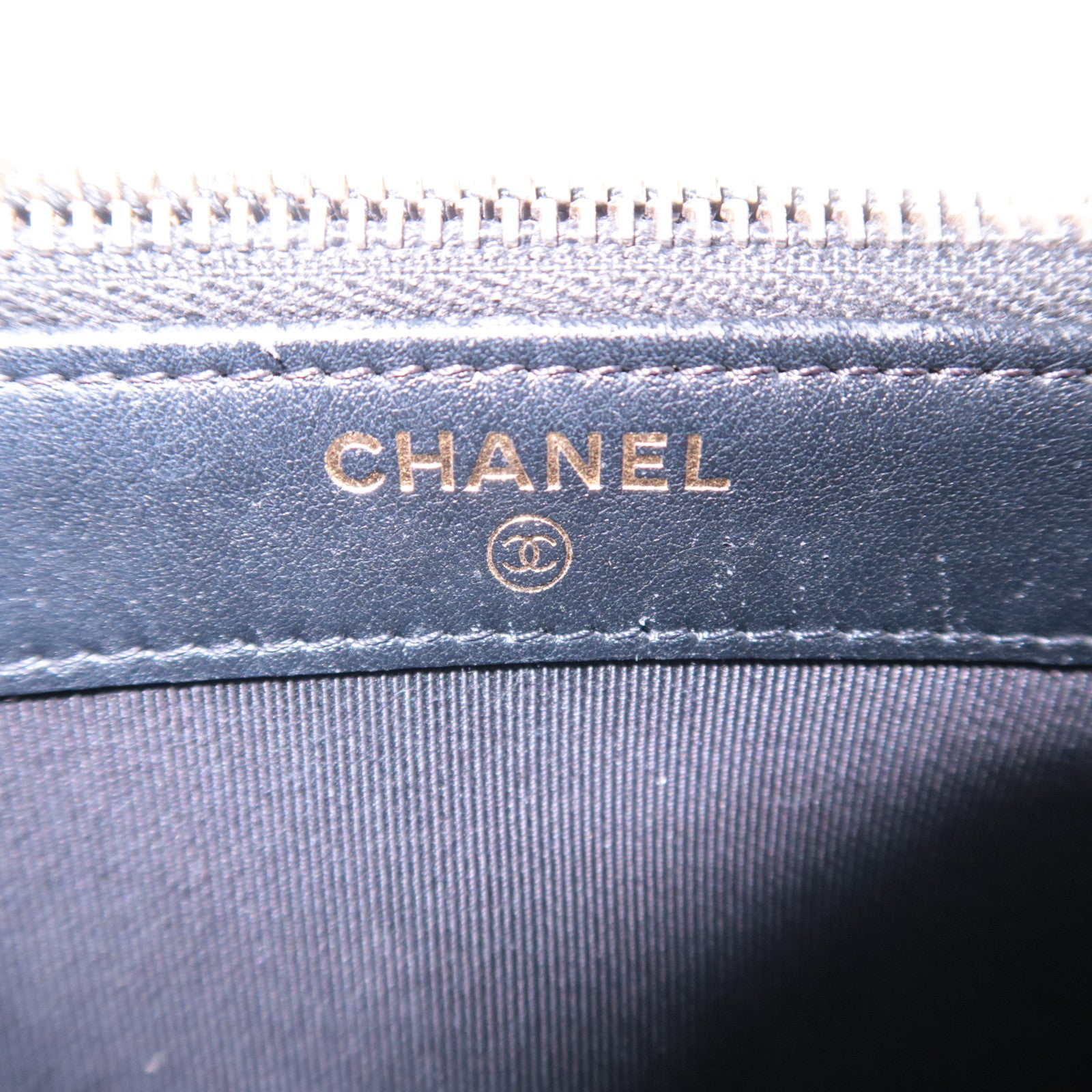 CHANEL 2.55 Reissue Graffiti Leather Chain Shoulder Bag Black Gold