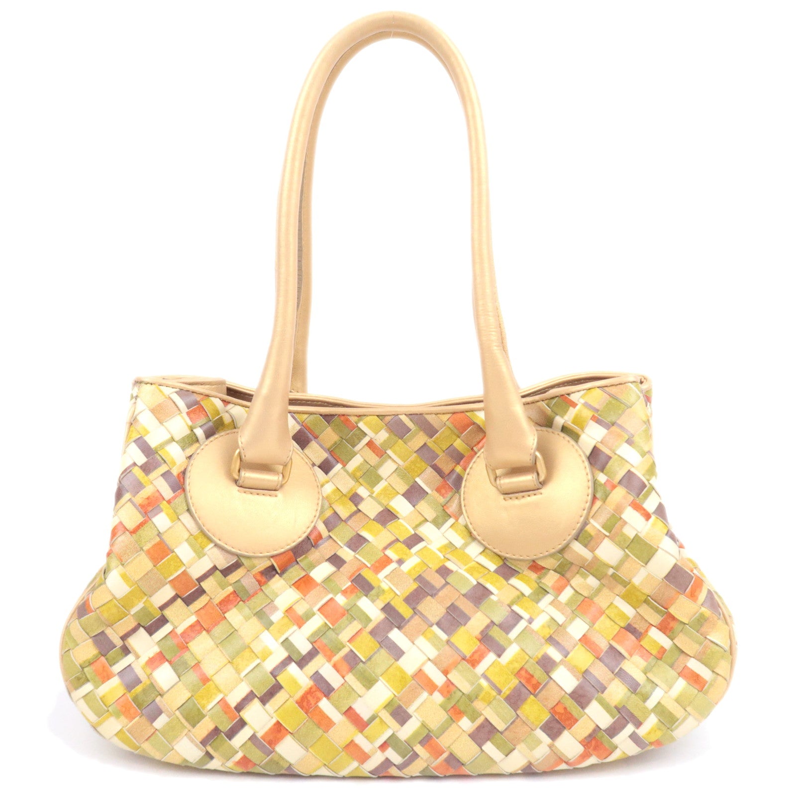 BOTTEGA VENETA Intrecciato Leather Handbag 14248491087
