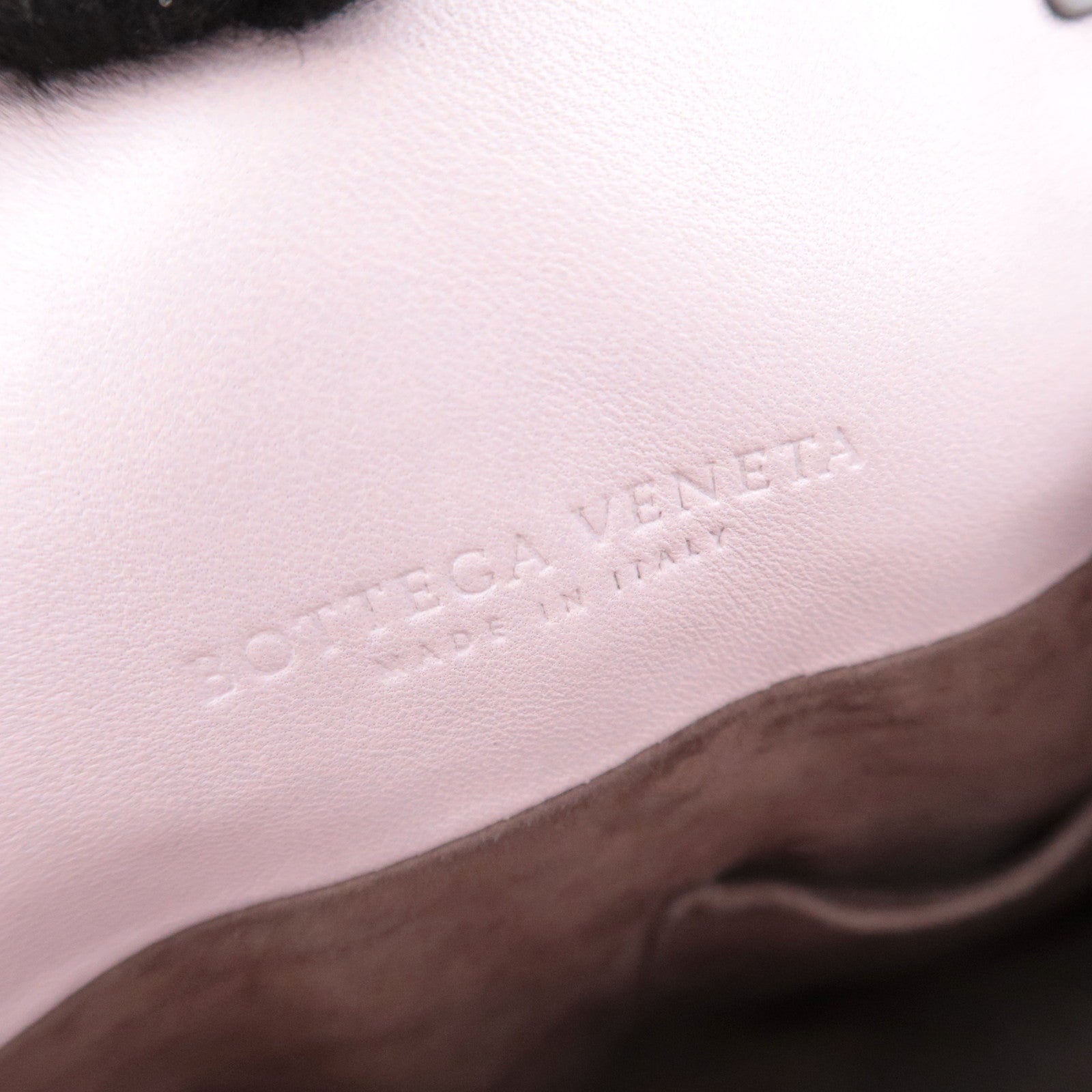 BOTTEGA VENETA Intrecciato Leather 2Way Handbag Greige