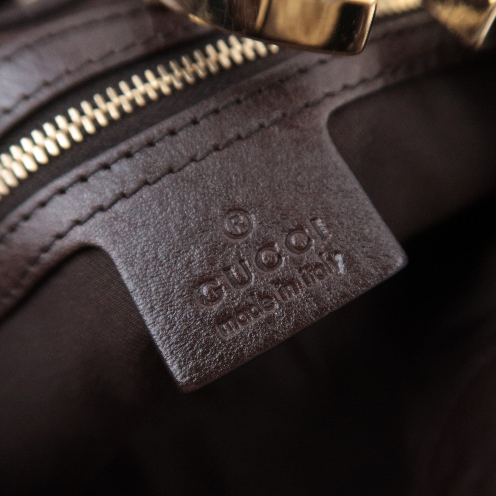 GUCCI Charlotte GG Canvas Shoulder Bag Beige Brown 203504
