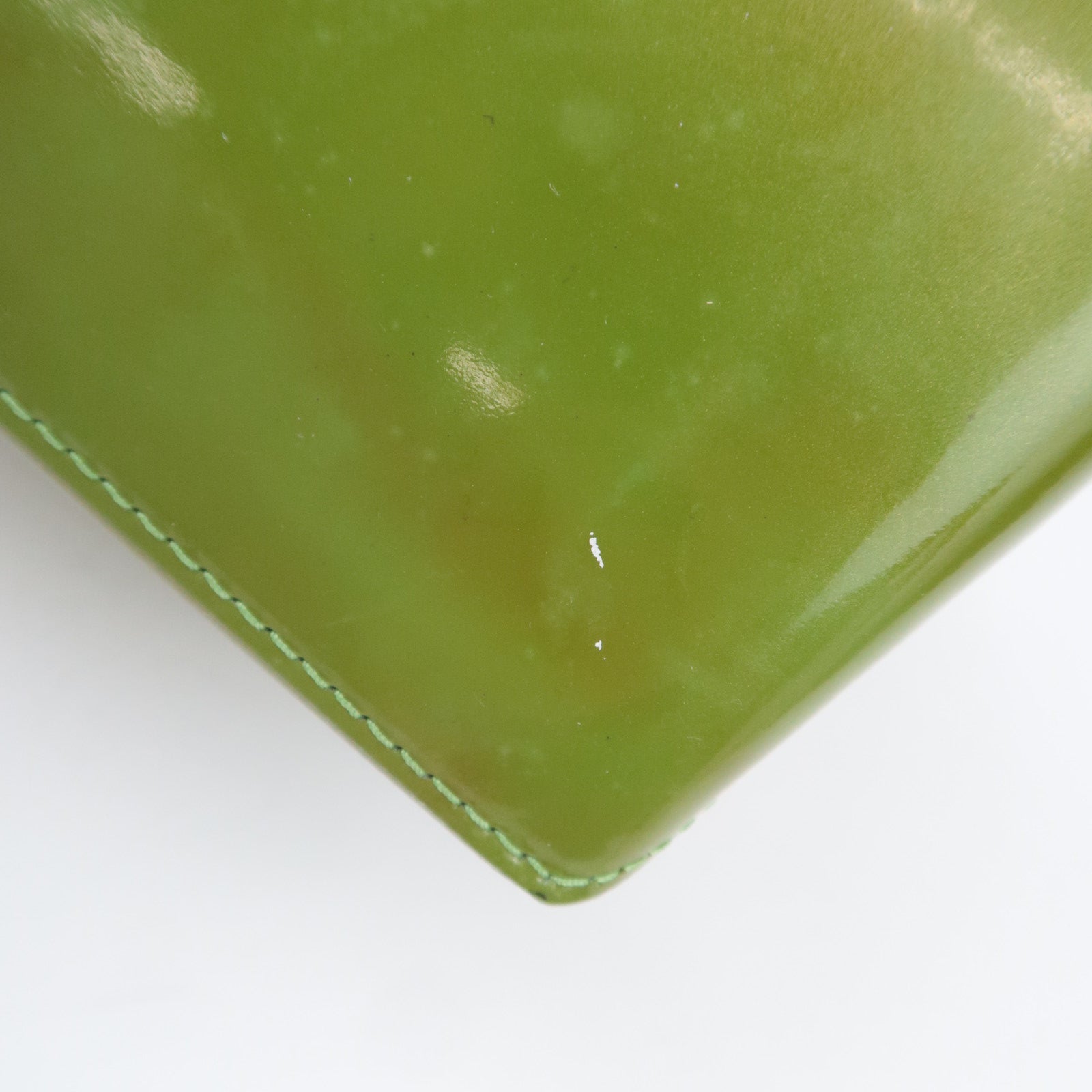 Louis Vuitton Monogram Vernis Wilshire PM Handbag Vert Tonic M93645