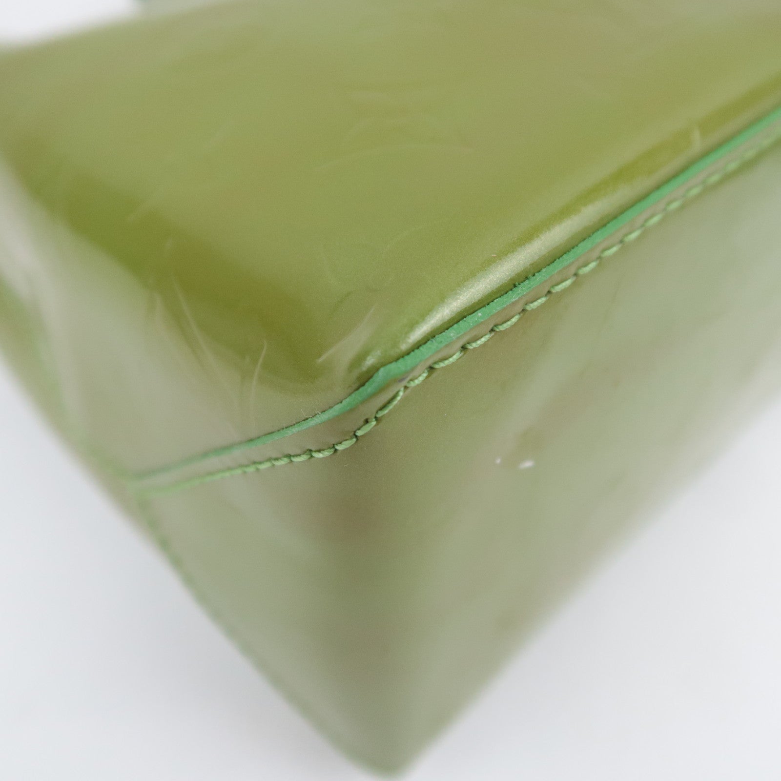 Louis Vuitton Monogram Vernis Wilshire PM Handbag Vert Tonic M93645