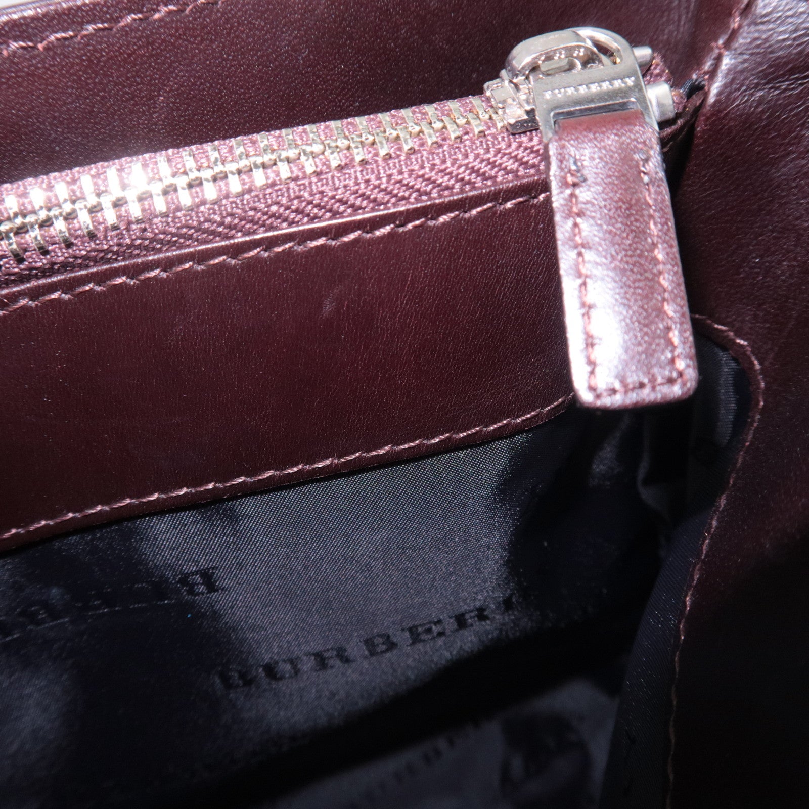 BURBERRY Nova Plaid Canvas Leather Handbag Beige