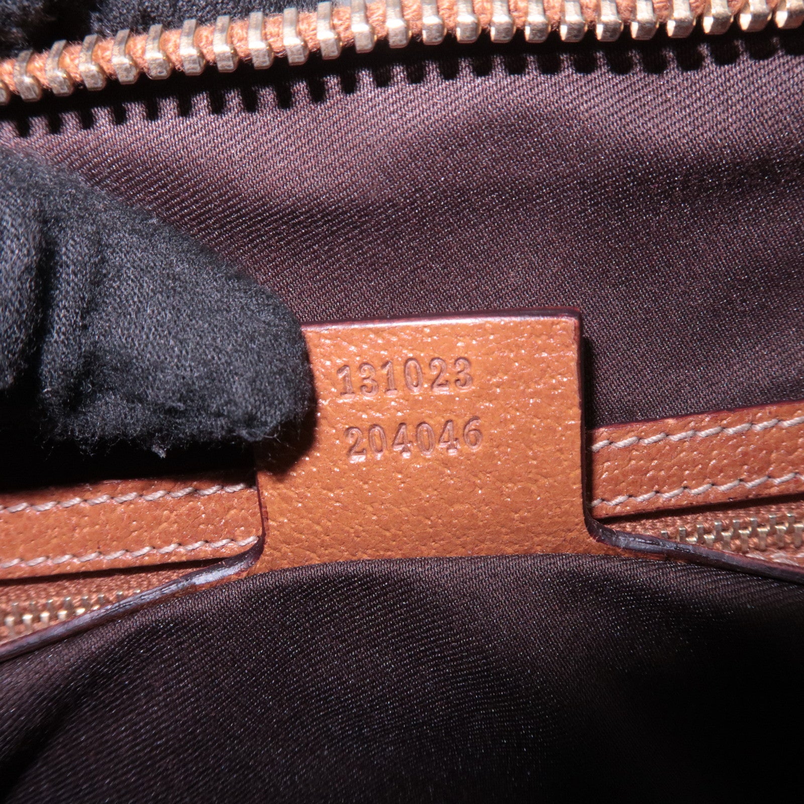 GUCCI GG Canvas Handbag Beige Brown 131023