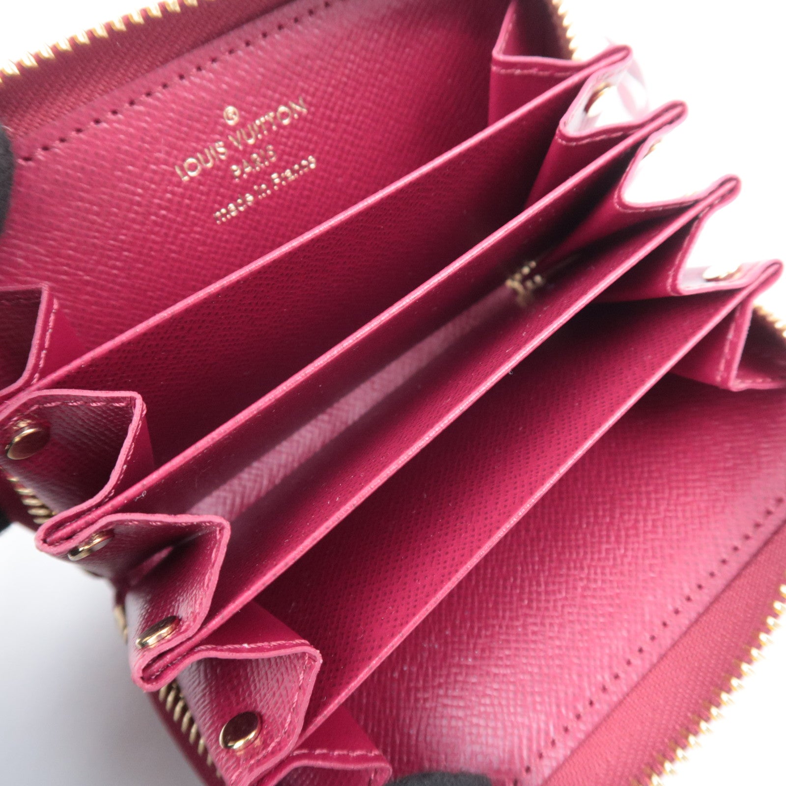Louis Vuitton Monogram Multi Cartes Coin Case Fuchsia M61299