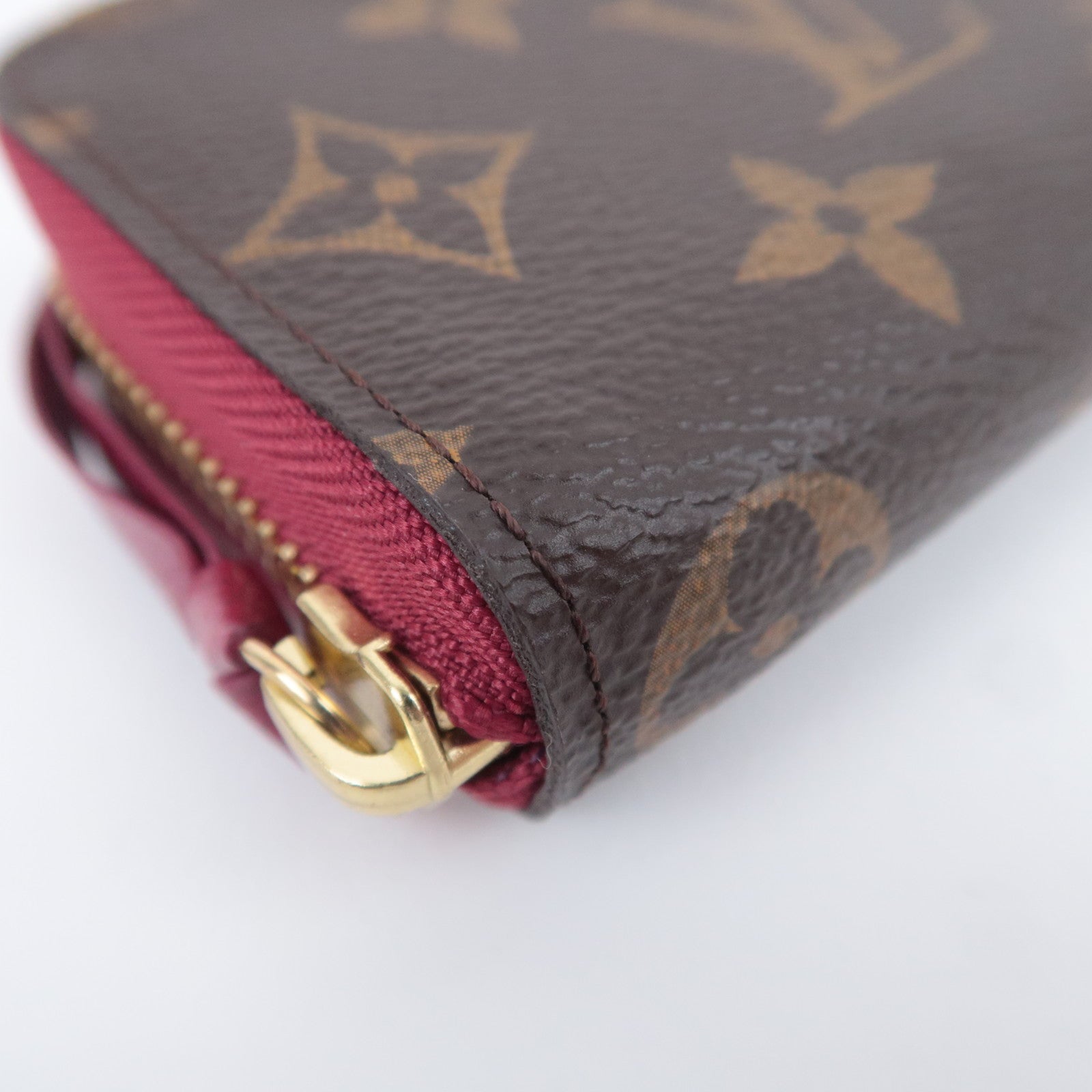 Louis Vuitton Monogram Multi Cartes Coin Case Fuchsia M61299