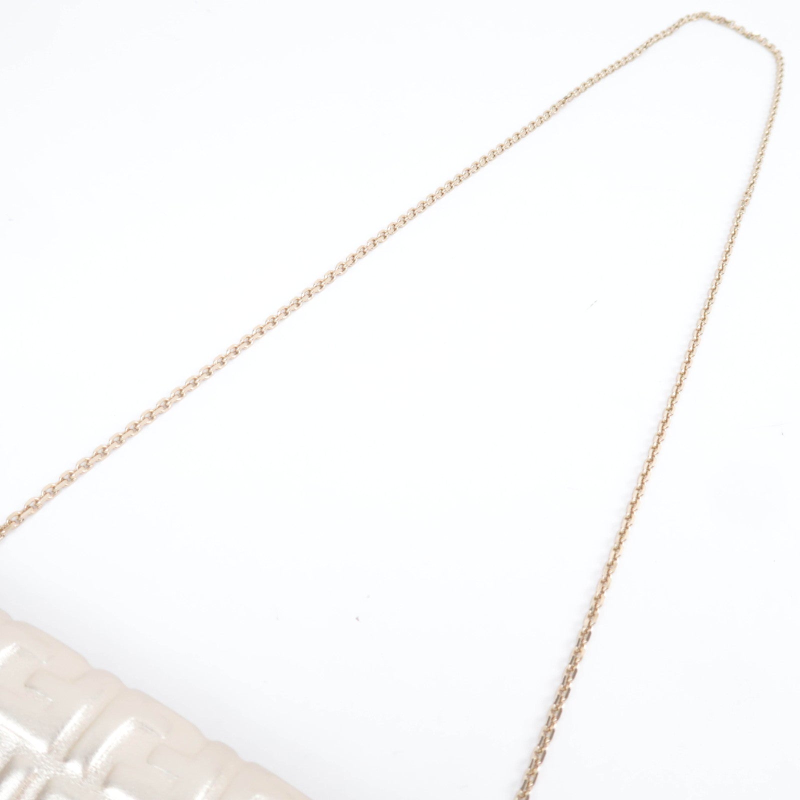 FENDI Zucca Embossed Leather WOC Gold 8M0365