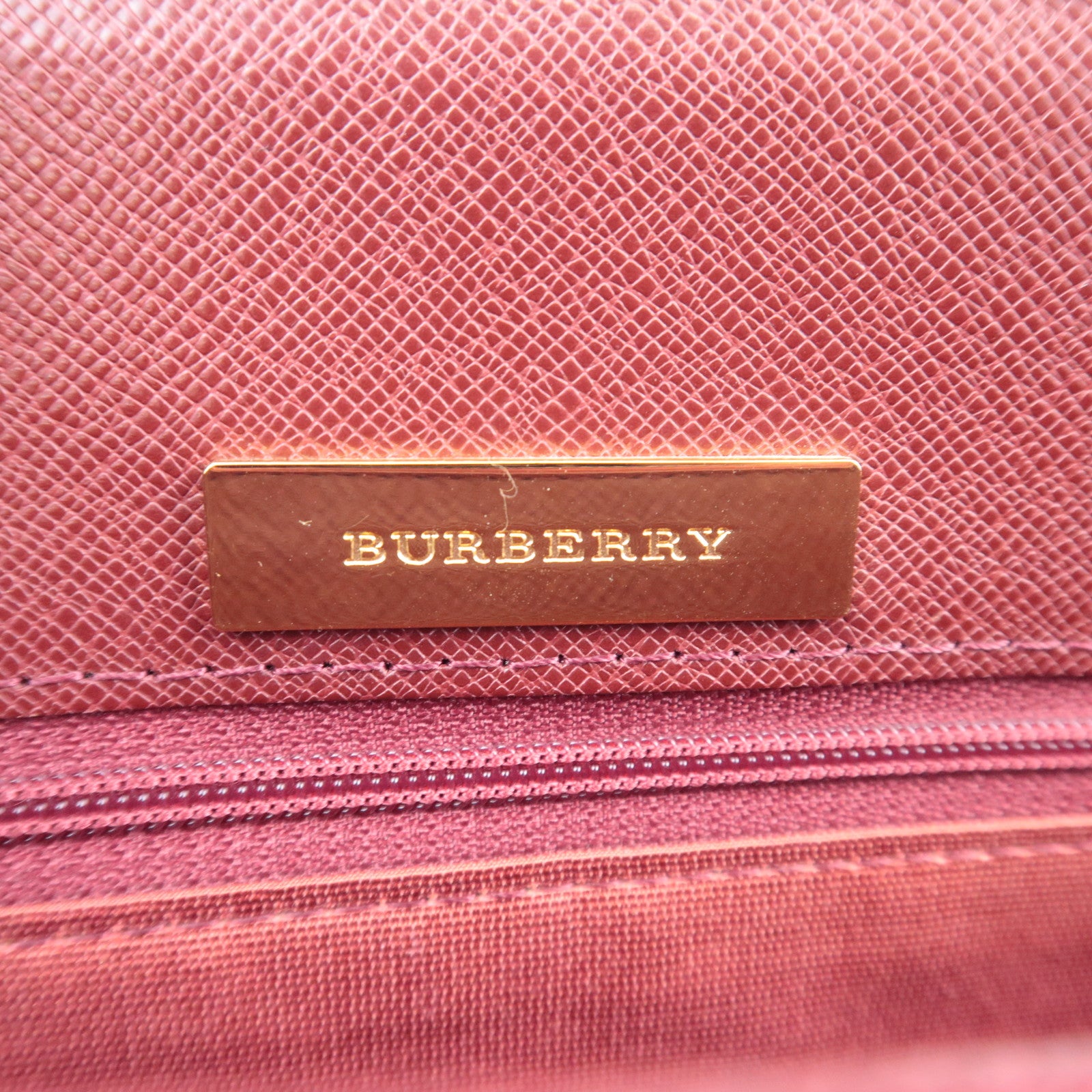 BURBERRY Nova Plaid Canvas Leather Tote Bag Beige