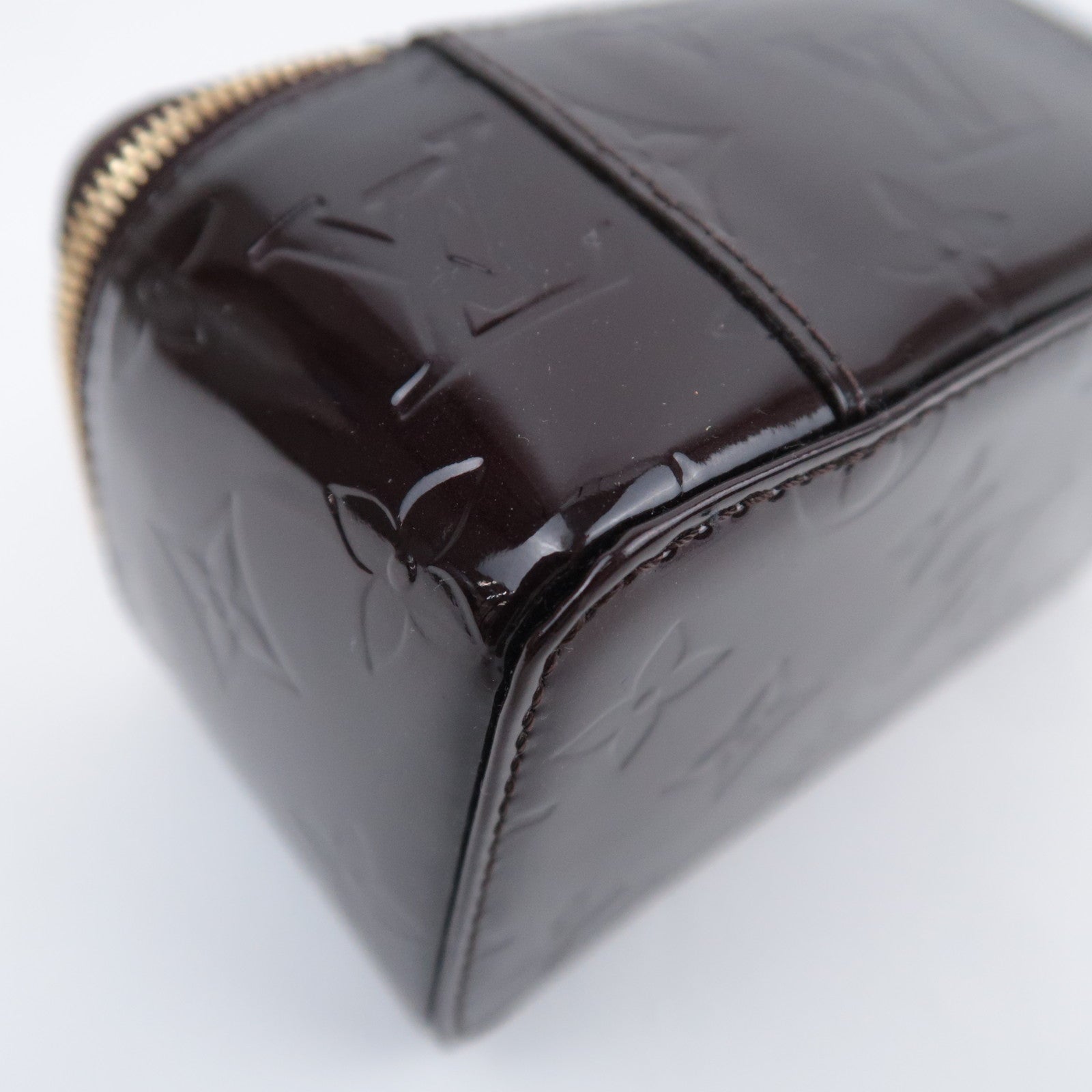 Louis Vuitton Monogram Vernis Jewelry Case Vanity Bag Amarante M91272