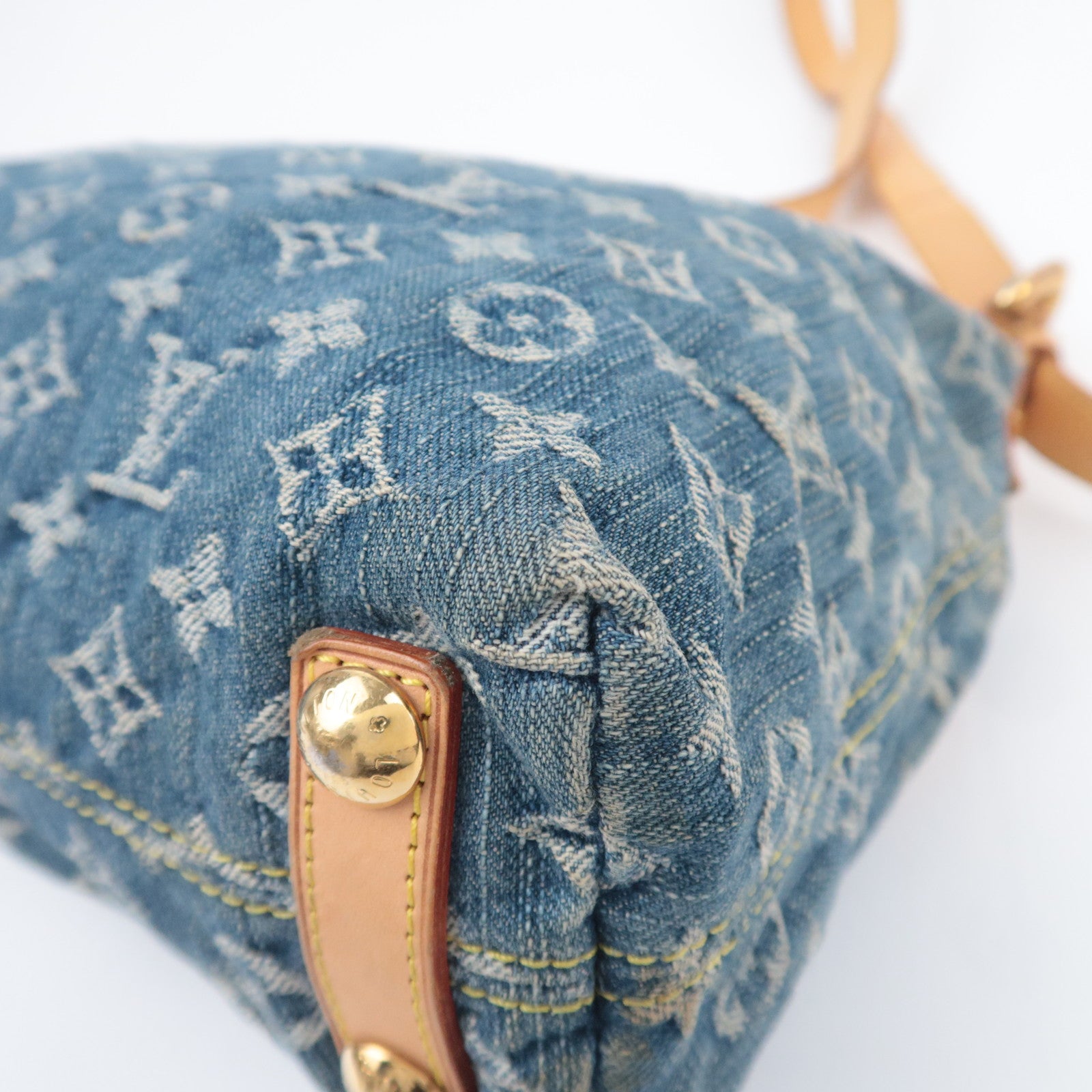 Louis Vuitton Monogram Denim Baggy PM Shoulder Bag M95049