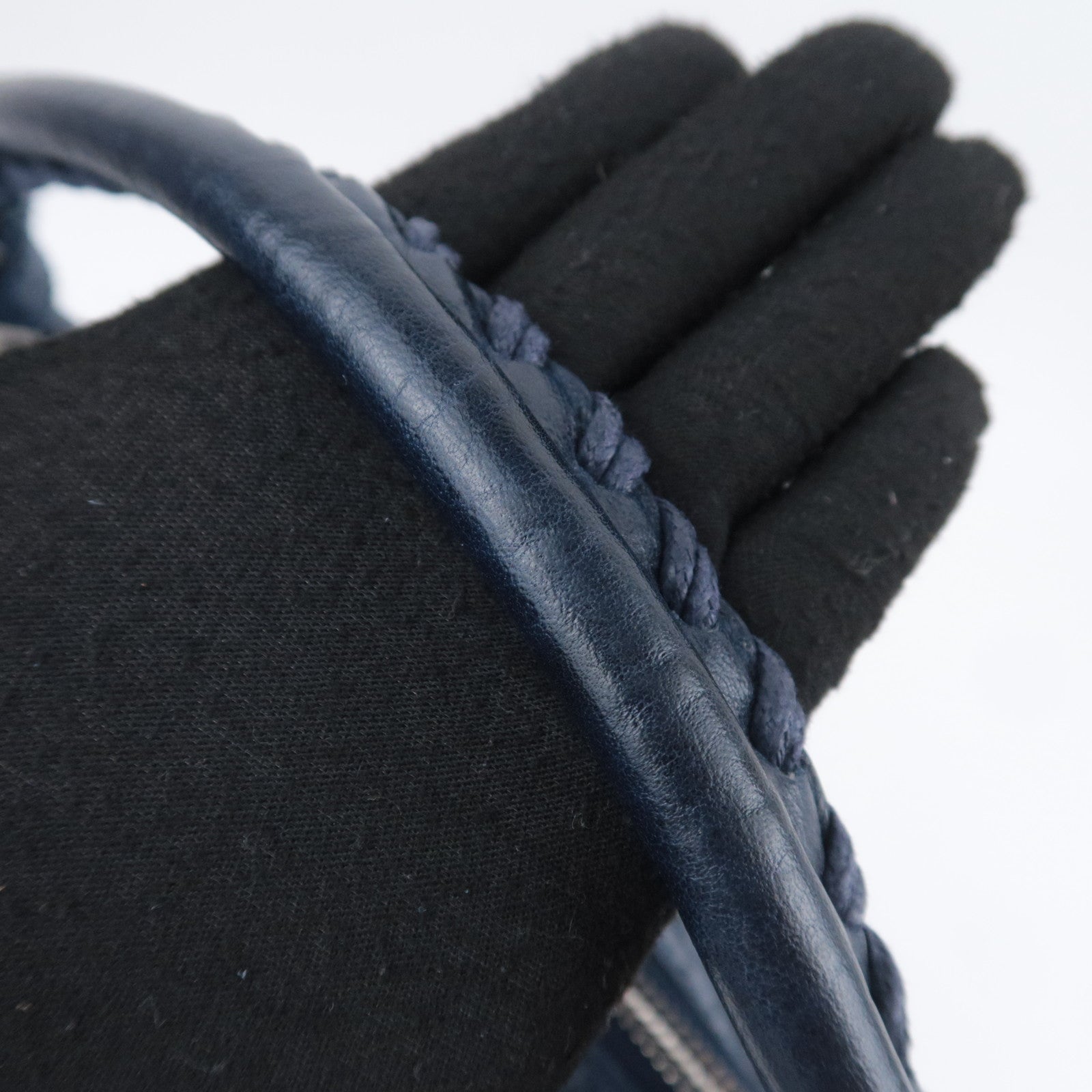 BALENCIAGA Leather Covered Giant Day Shoulder Bag Editors bag Navy 204527