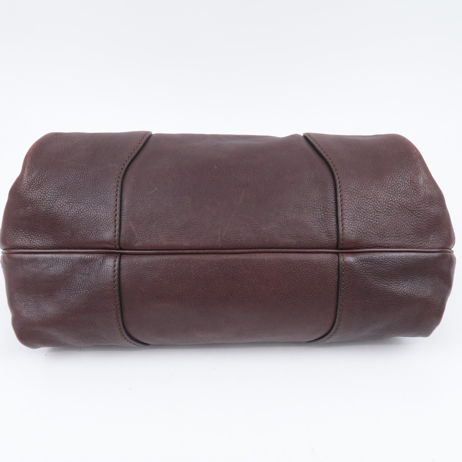 CELINE Leather Shoulder Bag Brown