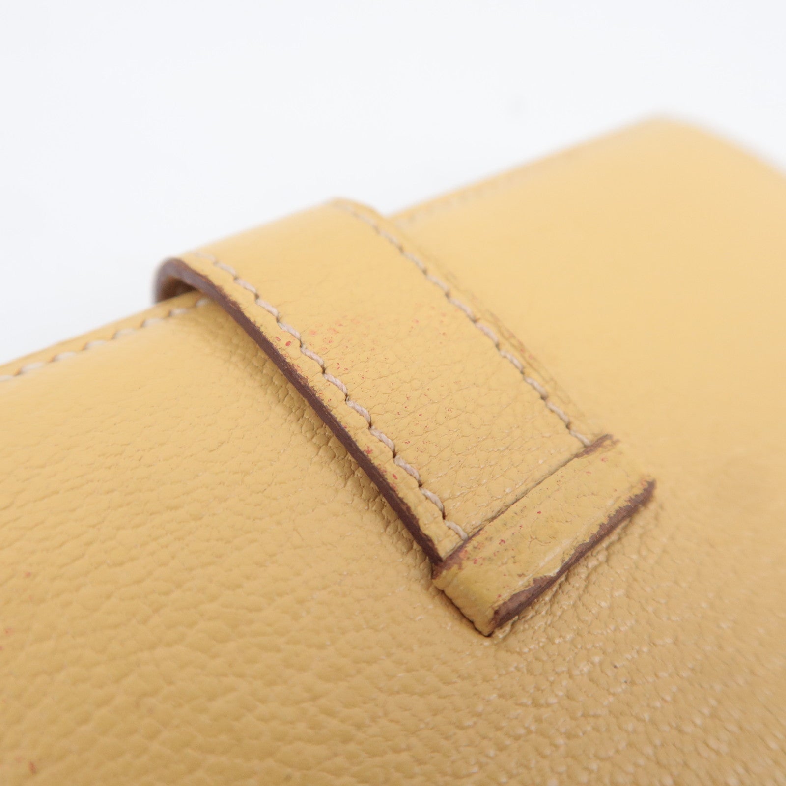HERMES Bearn Compact Leather Wallet Y Stamp (2020)