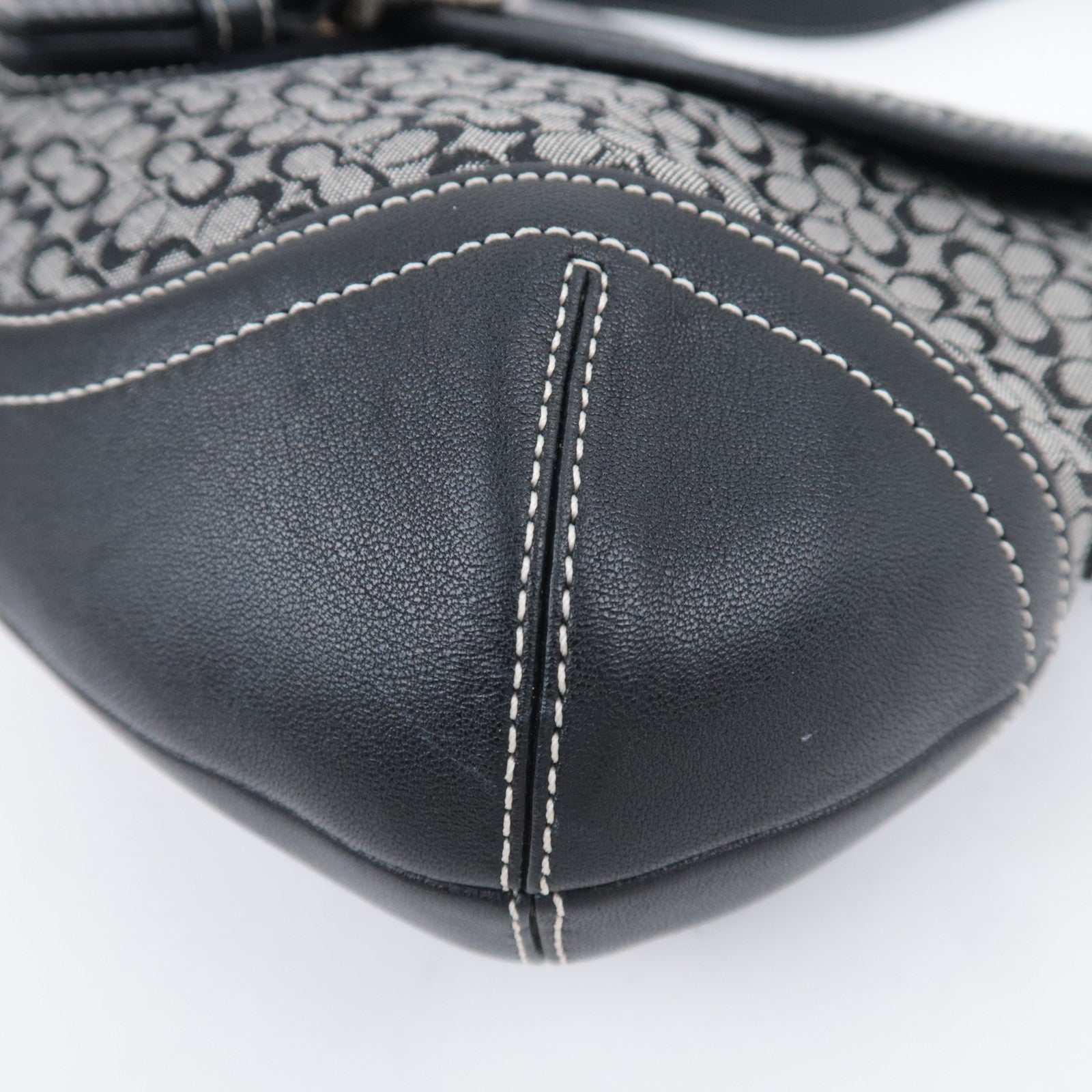 COACH Mini Signature Canvas Shoulder Bag Black 6808