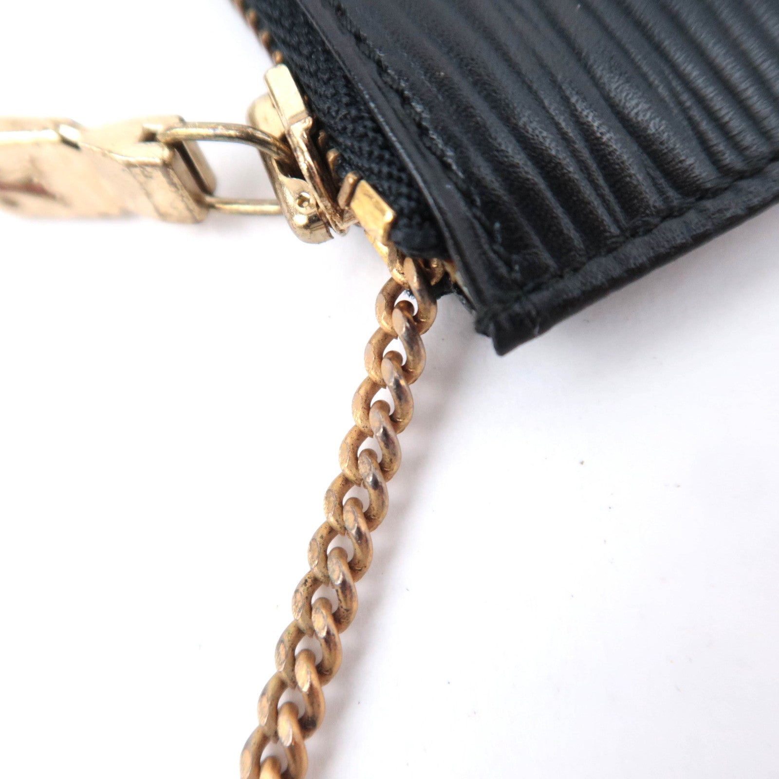 Louis Vuitton Epi Pochette Cles Coin Case Noir M63802