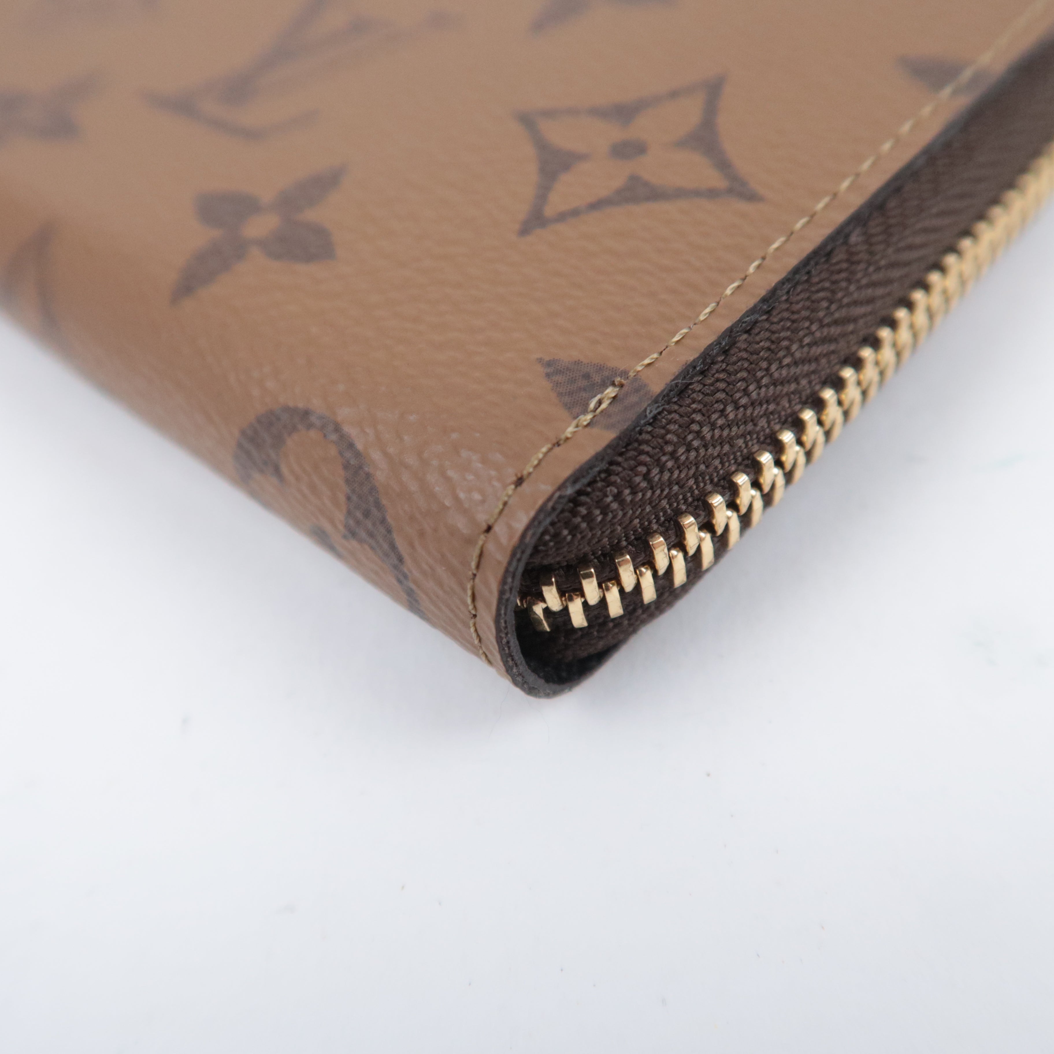 Louis Vuitton Monogram Reverse Portefeuille Clemence Wallet M82336