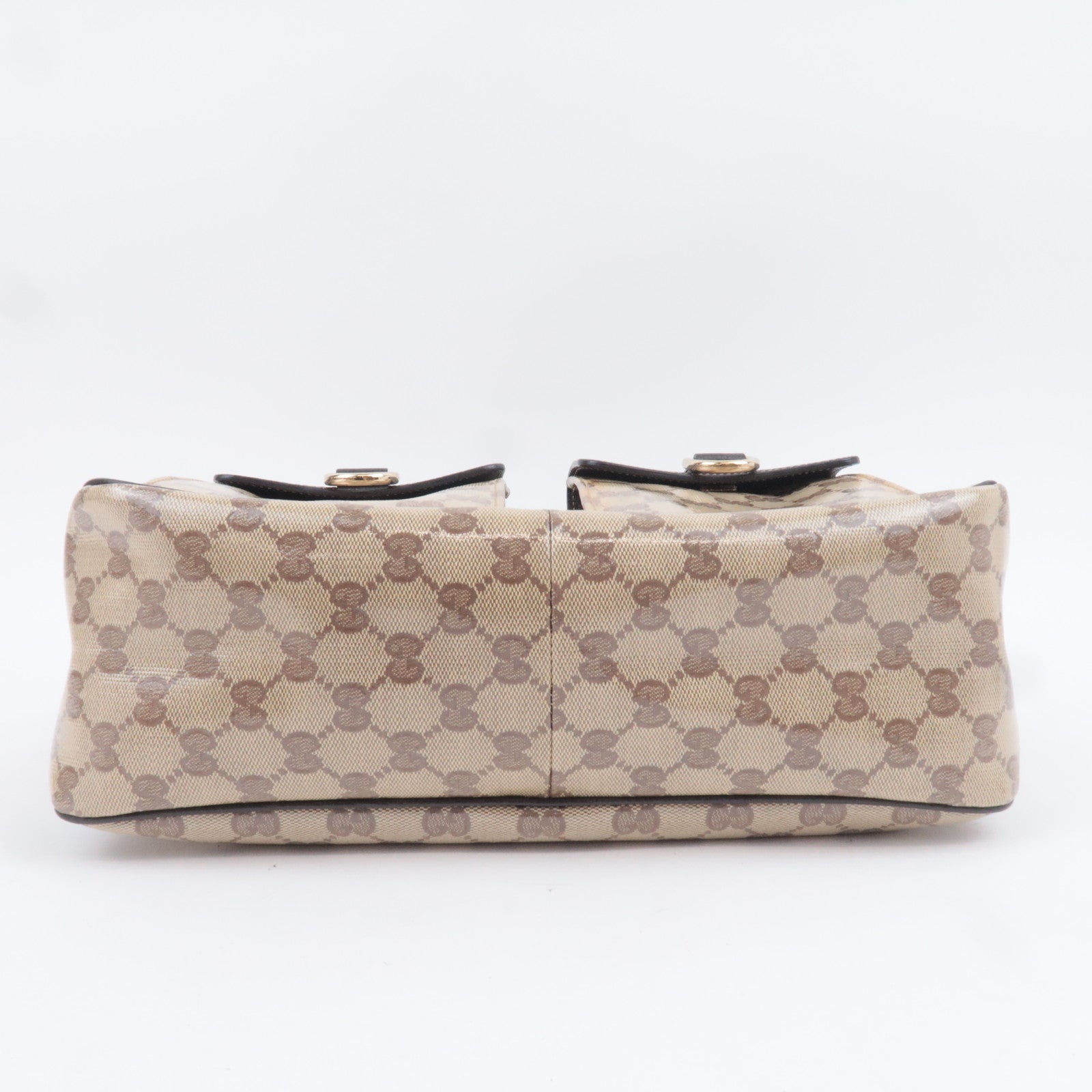 GUCCI Abby GG Crystal Shoulder Bag Beige 293581